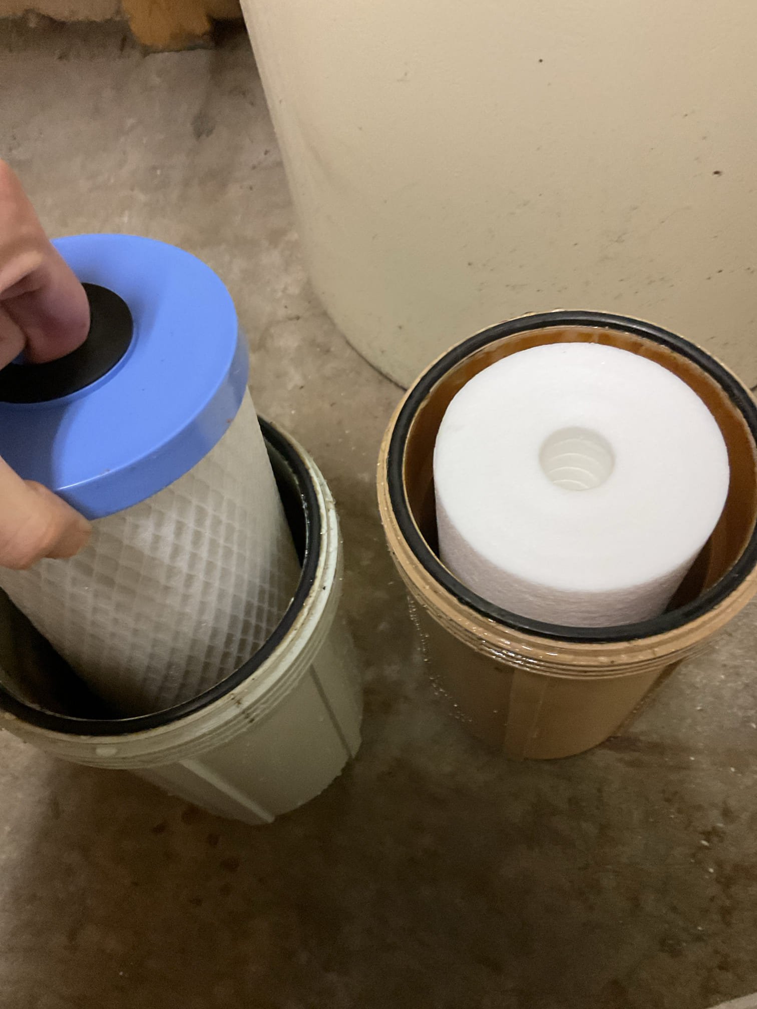 The customer-supplied water filter was replaced as requested. The existing filter was removed, and the new customer-provided filter was properly installed to ensure correct fit and secure connections. All fittings were checked and tightened as needed, and the system was tested upon completion. The filter is functioning properly, with no leaks observed, and the system is operating as intended.