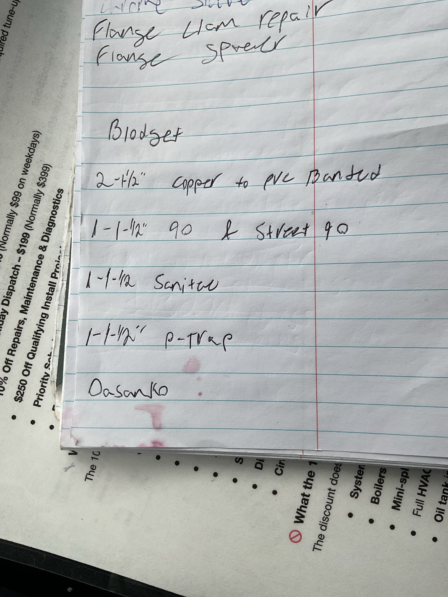 Customer had a leaking trap which was plumbed in backwards. This was causing slow drainage and leaking issues. 

I gave a quote to cut out the section of drainage and lower the trap and replace it with plastic to stop the leak. Return appointment needed. 