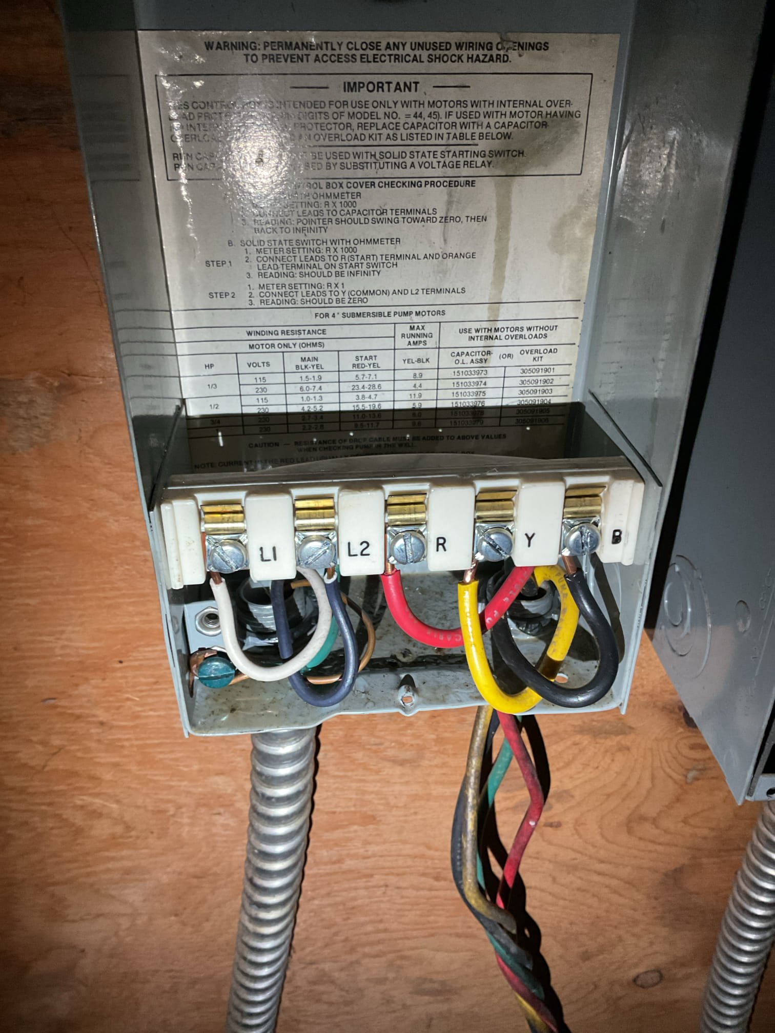 For this job, we responded to a no-water call following a power outage. Upon arrival, we were unable to perform a full well system diagnostic due to the circumstances; however, we were able to conduct a continuity test on the well wiring. During testing, we found that the yellow wire showed no continuity, indicating a break in the wire and confirming an electrical issue as the cause of the no-water condition. We will be providing estimates for replacement of the well pump and associated wiring as needed. Wray Bros. was contacted and is scheduled to come out tomorrow morning; however, they were unable to respond today due to weather conditions.