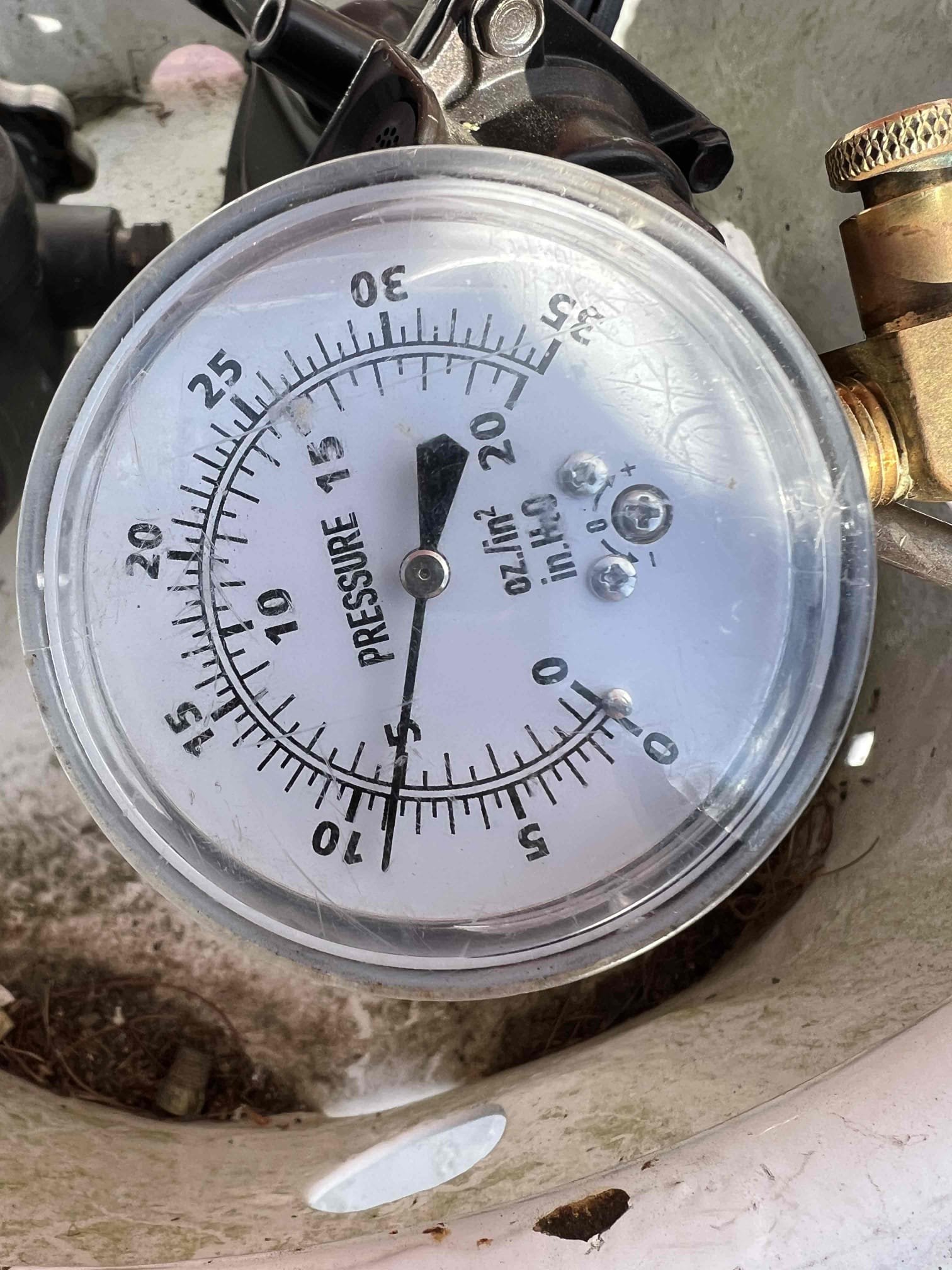 Installed a new Rinnai direct-vent heater with a new sediment trap and gas flex line. Performed a leak check at 8.5 in. w.c. for 3 minutes; no leaks present. Fired the appliance and verified it is operating properly at this time. Removed and disposed of the old Empire heater.