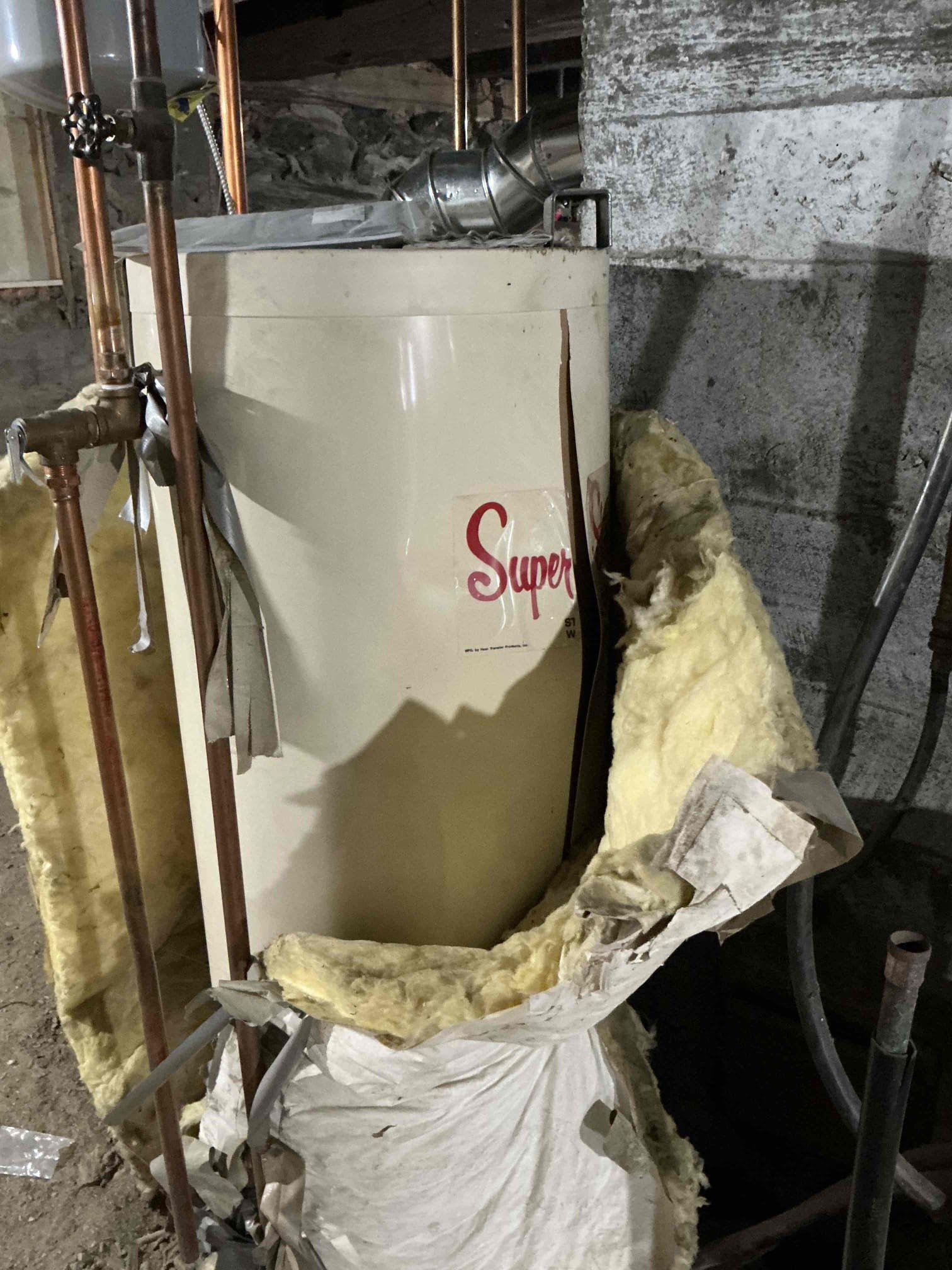 Looked at replacing indirect water heater and boiler supply and return manifolds 