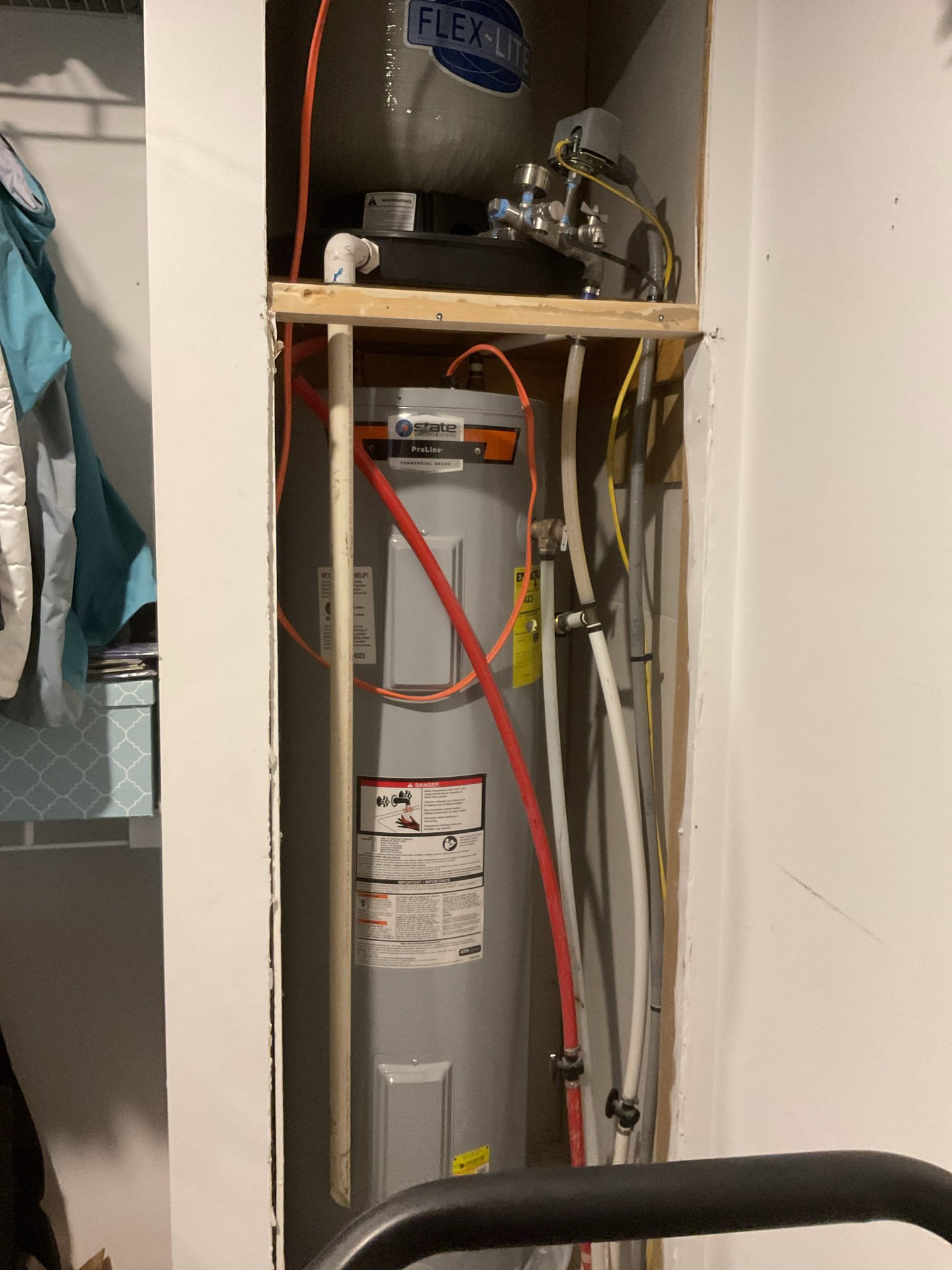 We found that the pressure tank was short cycling due to water backflow in the system and recommended installing a spring check valve on the water line ahead of the pressure tank to improve efficiency and reliability. A check valve was installed in the crawl space within the poly line prior to entering the building; the system was drained, insulation removed, an existing coupling replaced with a 1″ spring check valve, and the line reconnected to the existing 3/4″ PEX. The system was then restored and tested, confirming normal operation with short cycling eliminated and proper pressure maintained. Initial air in the line cleared after the first cycle. We also discussed adding a check valve at the well pump, which will be revisited during warmer weather, and all insulation was resecured with the crawl space properly resealed.
