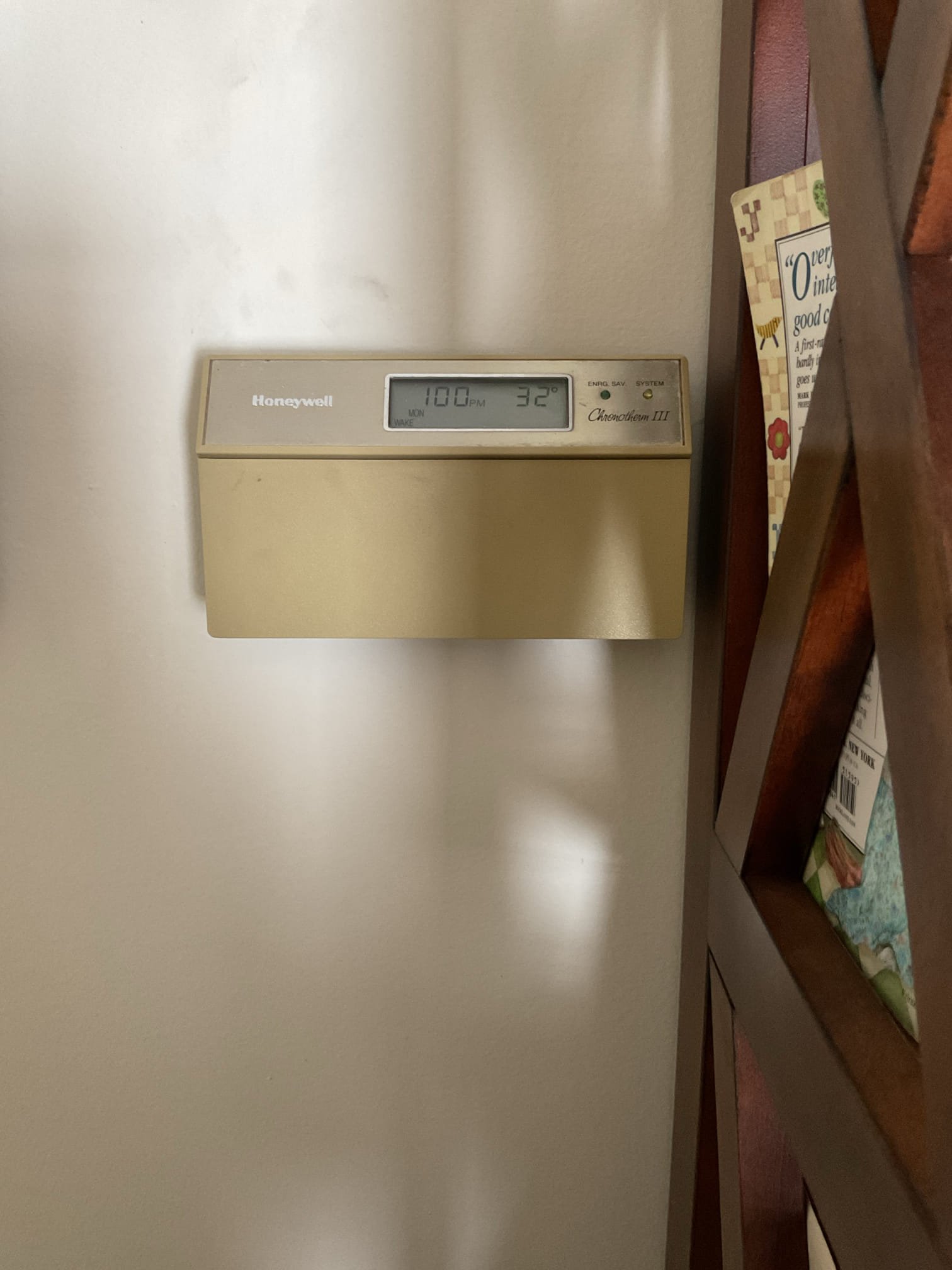 The existing thermostat was found to be failing and not controlling the system properly. The thermostat was removed and replaced with a new, properly functioning unit, and system operation was tested to confirm accurate temperature control. The replacement restored reliable operation, improved comfort, and ensured efficient and safe system performance.