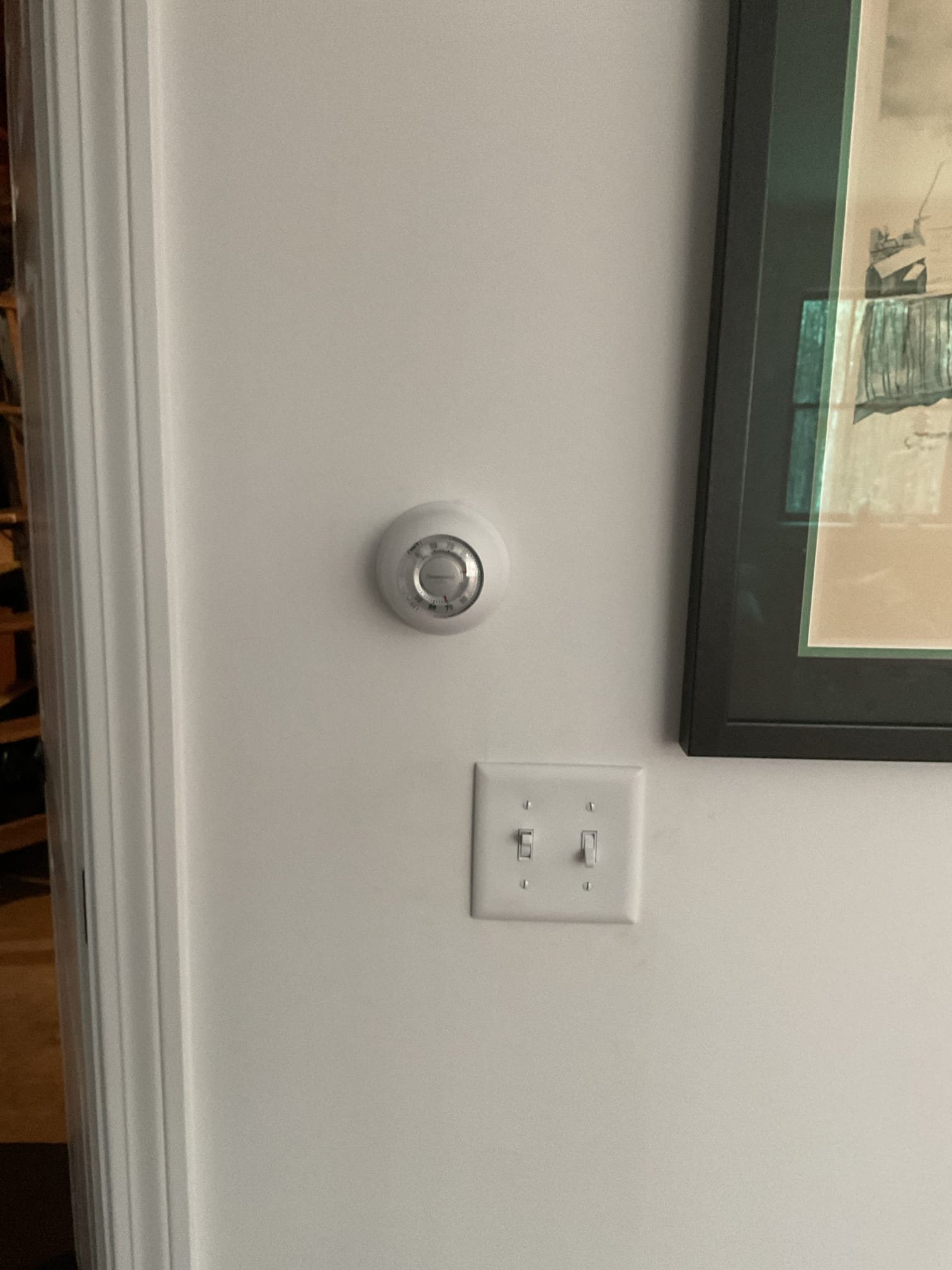 Arrived on site to replace customer supplied thermostats. We removed each of the old thermostats and mounted the new ones to the walls. We then wired them. Tested operation by turning them on and off. Zones called when thermostats were turned on. System is operating properly.