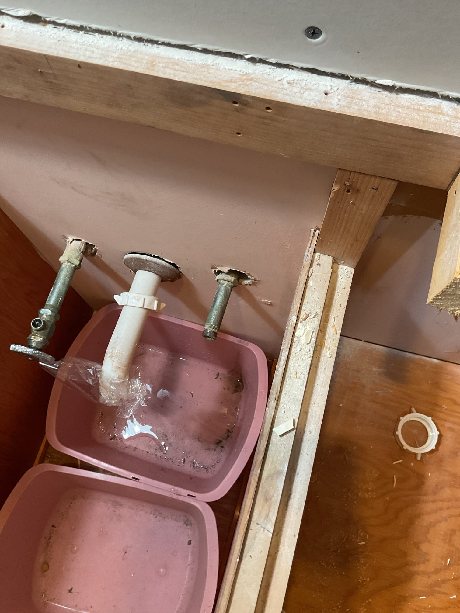 Customer has three shutoff valves that are stuck closed or will not fully close due to age. 

I removed the hot and cold shutoffs by unthreading the, from the nipples. I then cleaned the threads and retapped and pasted them and installed new 1/4 turn shutoffs. 

I repeated this process at the toilet shutoff and replaced the escutcheon and supply line for increased reliability and improved aesthetics. 

Everything is working well with no leaks at time of service. 