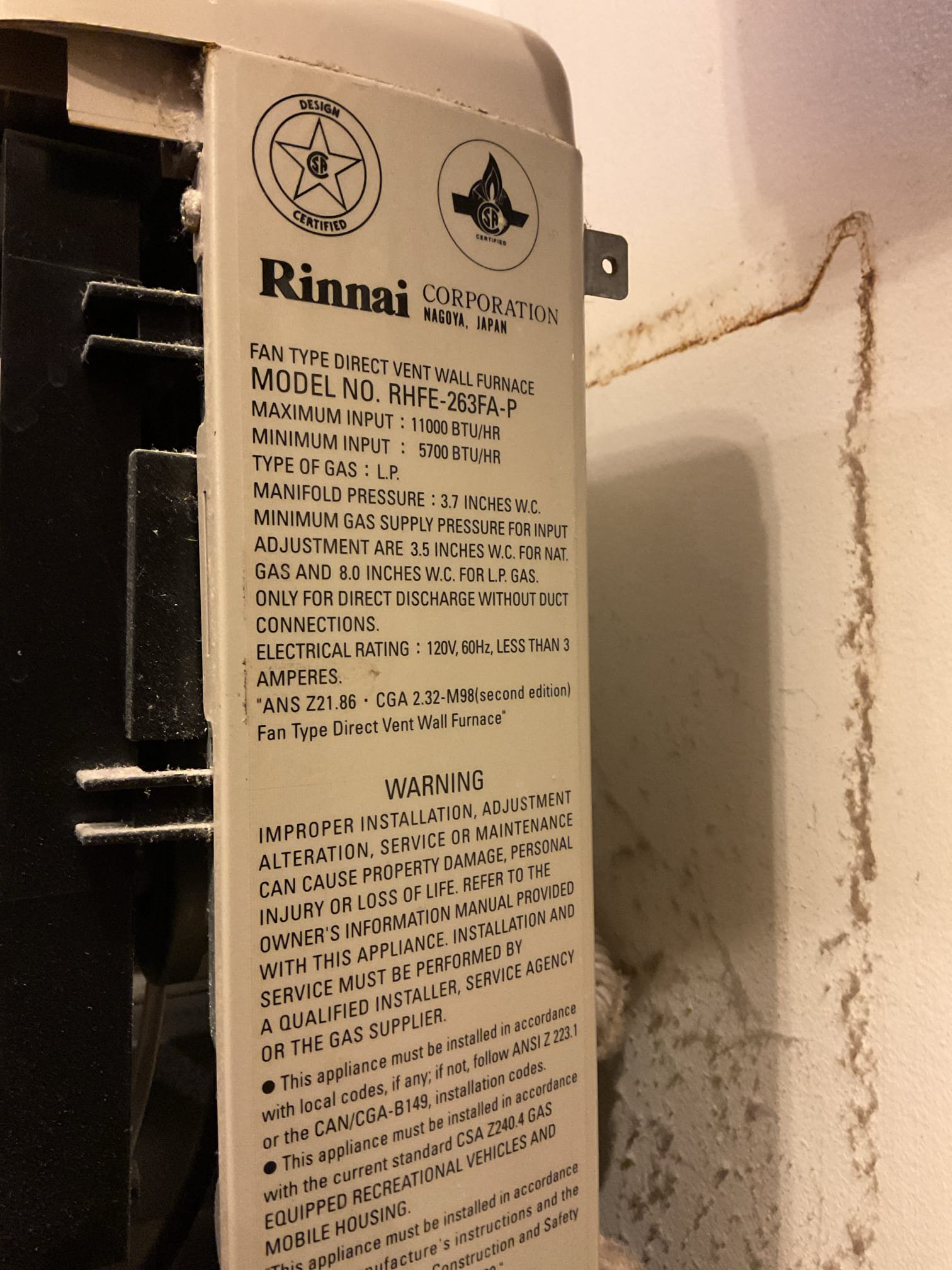 Arrived on site to look at a Rinnai heater with error code 12. This error code corresponds with no flame on these heaters. The unit was running when we showed up but we inspected the flame rod and the igniter electrode. Both were showing signs of wear. We were able to clean the flame rod but the electrode needed replacement. Provided an estimate to replace and we had the part on the van. Swapped igniter electrode. Tested operation. System is running properly at this time.

Mentioned to Stanley that the flame rod should be replaced but we did not have one at the time. We offered to go to the supply house to get one but he said he will buy it himself.

Thank you for your business!