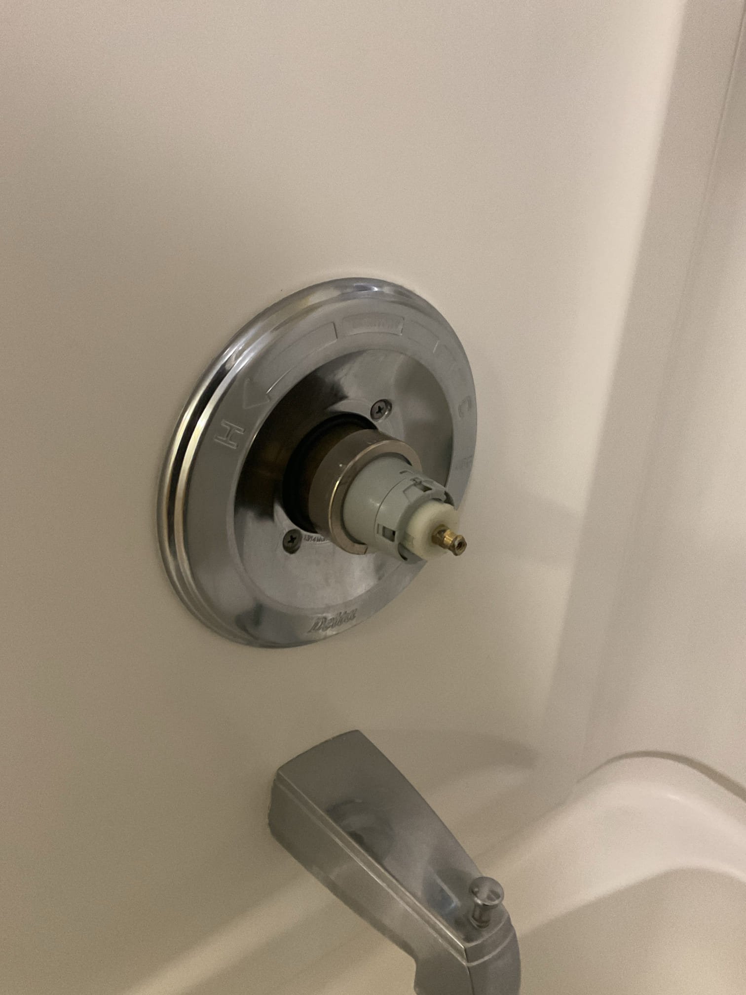 I came to check out shower and faucet in upstairs restroom that were dripping by. 

I have estimates for replacement of cartridges in both the faucet and shower for both company supplied and customer supplied options. I
gave the part numbers for the parts to the customer.

Customer is going Webbs to look at pricing if the materials and decide how they would like to proceed. 