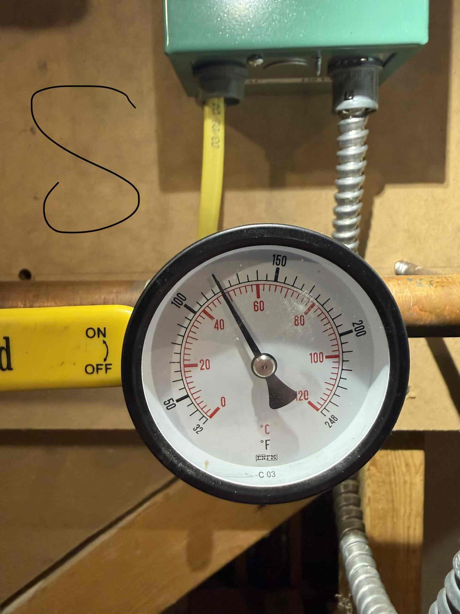Replaced the circulator on the radiant manifold due to excessive heat during operation. Upon removal, the circulator was found to be heavily contaminated with debris. The affected loop was purged, removing a mud-like substance from the line, and a new circulator was installed. System was checked for leaks and proper operation; the zone is now circulating and heating correctly. All components are operating as intended at this time. It is recommended that the entire system be fully purged at the next scheduled service.