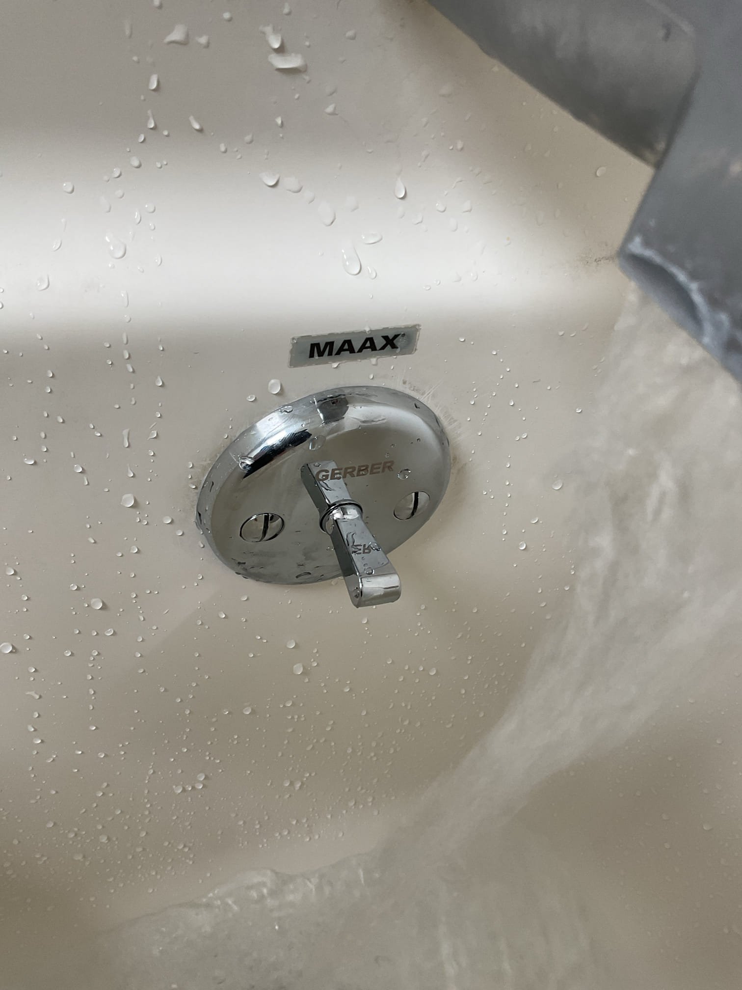 For this job, we attempted to replace the tub trip lever due to it being disconnected and causing water to leak into the bedroom below. The existing trip lever assembly was removed and inspected, and the components were properly reconnected and adjusted to restore correct operation and a watertight seal. All associated parts were aligned and secured as needed. Upon completion, the tub drain assembly was thoroughly tested, the leak was confirmed to have stopped, and everything is now working as it should.