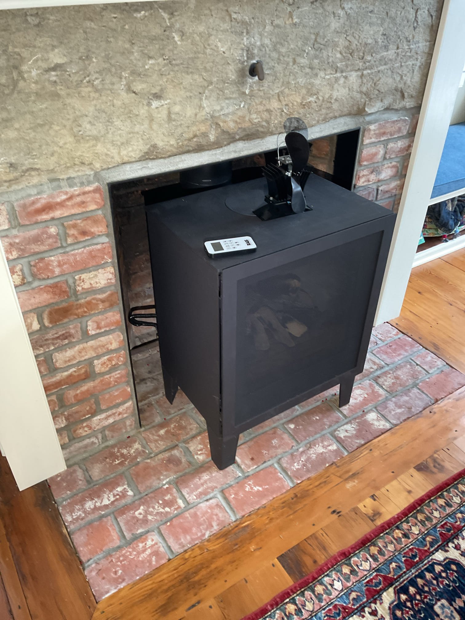 We arrived on site to disconnect propane stove in the living room. After our initial inspection we provided an estimate for the work which was accepted.

We then turned gas supply off and disconnected flexible connector. We then installed a flare cap on the gas ball valve to provide extra protection against bumping the ball valve accidentally. Bubble tested to verify no gas leaks were present. We were asked to move the stove so we moved it over as much as we could. 