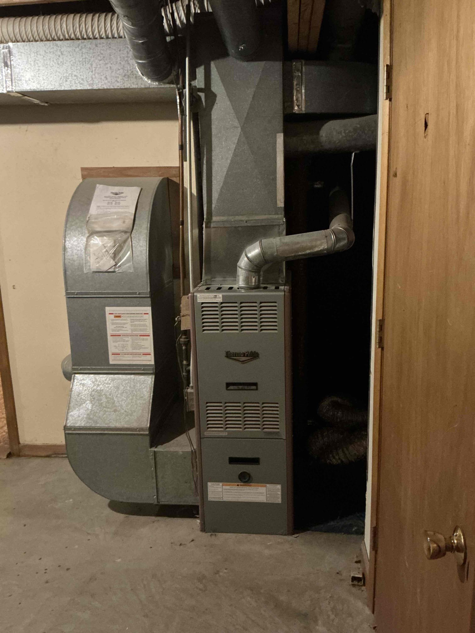 Looked at replacing furnace and water heater 