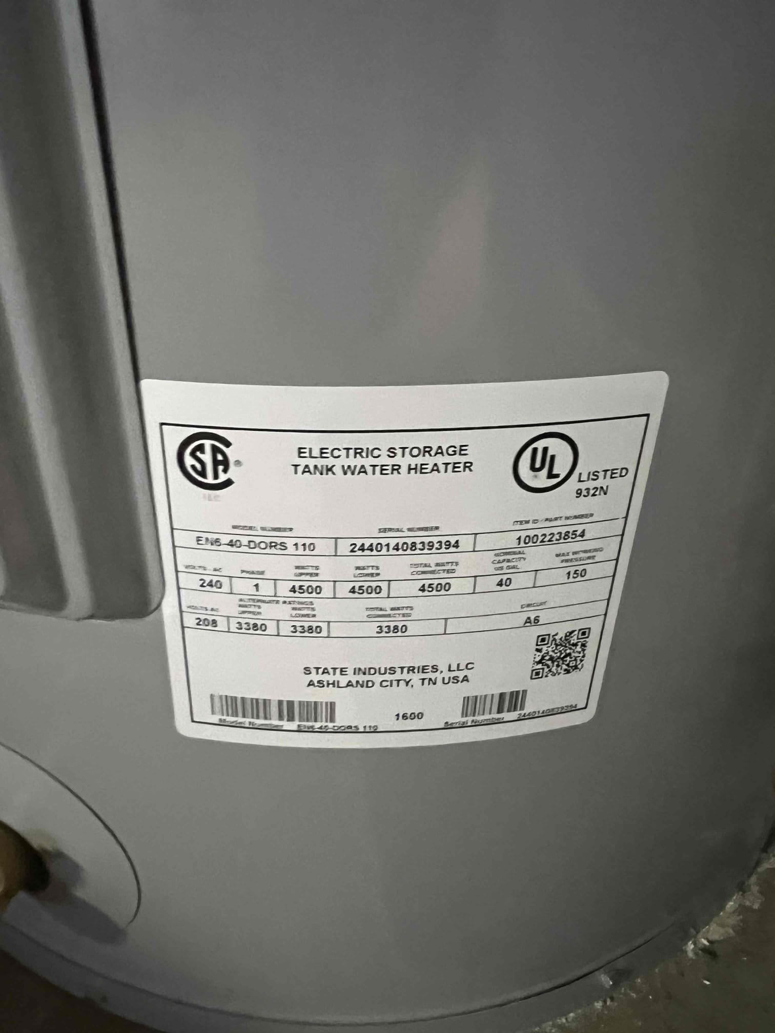 Arrived onsite to investigate insufficient hot water on an electric water heater. The water heater was replaced in November 2024. I inspected the unit and found it to be operating properly. I checked the sinks and verified adequate hot water at 116°F. The shower hot water temperature measured 105°F, indicating an issue with the shower valve. I recommend replacing the shower valve cartridge. The required part was not available on my van, so we will need to return. We will call to schedule a follow-up appointment.