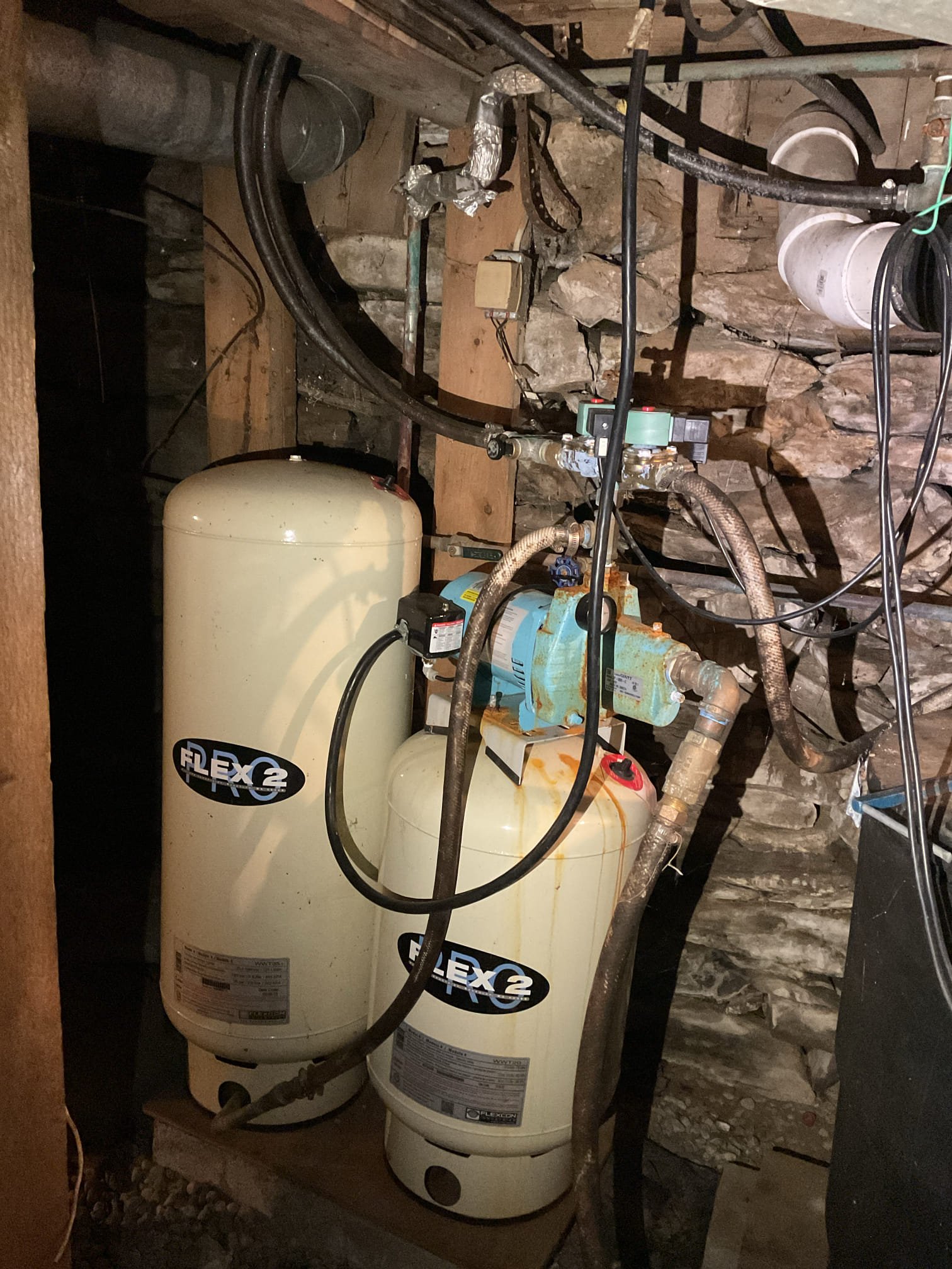 Arrived on site to replace elements in newly installed water heater. We verified power was turned off and removed both upper and lower elements and thermostats. The elements that were installed were heavily covered in calcium. We installed new thermostats and elements. 

We recommended to Ann that we have a plumber come out and take a look at the water treatment system as there may be something going on with it.

Warranty - no charge