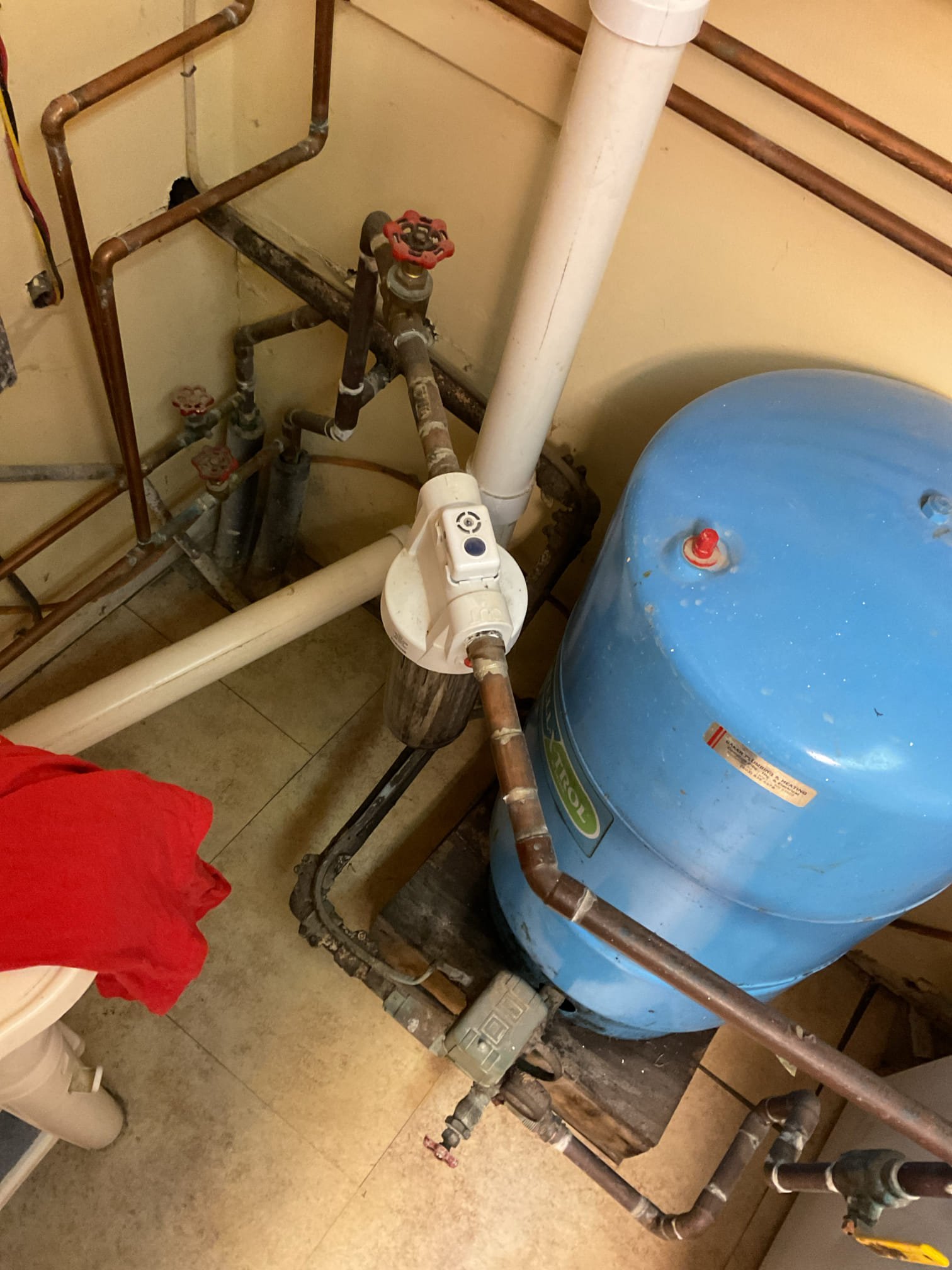 Came to the location today to evaluate the plumbing system and provide estimates for future repairs and replacements. The scope of work discussed included replacement of the downstairs bathroom vanity and toilet, kitchen faucet replacement, garbage disposal replacement, and necessary drain repairs. Additional items reviewed were the replacement of two upstairs faucets and an upstairs toilet, installation of a new pressure tank, a whole-house water filtration system, and performing a water quality test. All findings were reviewed with the customer, and detailed estimates will be provided via email. The customer was also enrolled in Jerm’s Home Care Club at the conclusion of the visit.