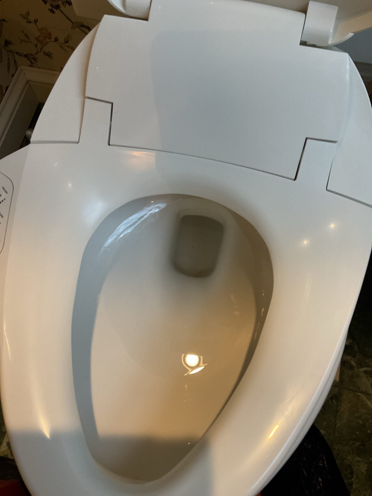 
The homeowner reported experiencing cloudy water and a significant amount of sediment in the bowls and tanks of their toilets following the installation of an automatic filter. To address this issue, we vacuumed and thoroughly wiped down all five toilet tanks and bowls to remove as much sediment as possible. Some residual staining remains in a few of the tanks due to older styrofoam components.

During the inspection, we also noted that the flapper in one toilet is beginning to deteriorate. While it is still functioning properly at this time, the homeowner was informed.

At this time, the issue has been resolved.