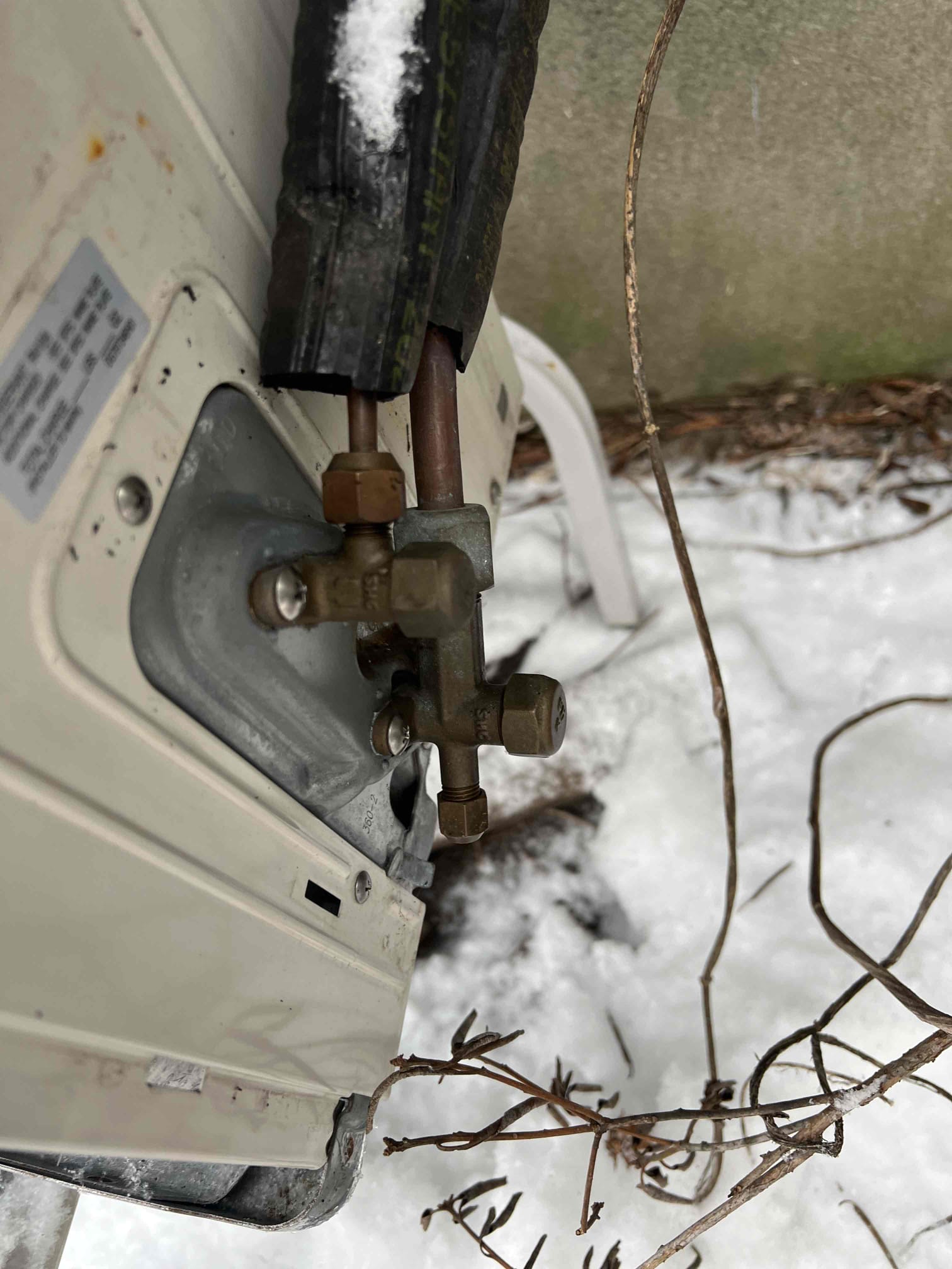 Arrived onsite to investigate a no-heat issue on a Mitsubishi 1-to-1 mini split system. The outdoor unit was displaying a 10-blink error code (system protection fault). Refrigerant pressures were found to be low, which would cause this fault. I checked for leaks at the indoor unit, outdoor unit, and all flare connections but was unable to locate any visible leaks. Given that the unit is approximately four years old, this appears to be a very small refrigerant leak.

Provided estimates to recover the refrigerant, add sealant, recharge the system, and perform an annual tune-up. The customer was also interested in comparing pricing for unit replacement; we will follow up with an estimate.