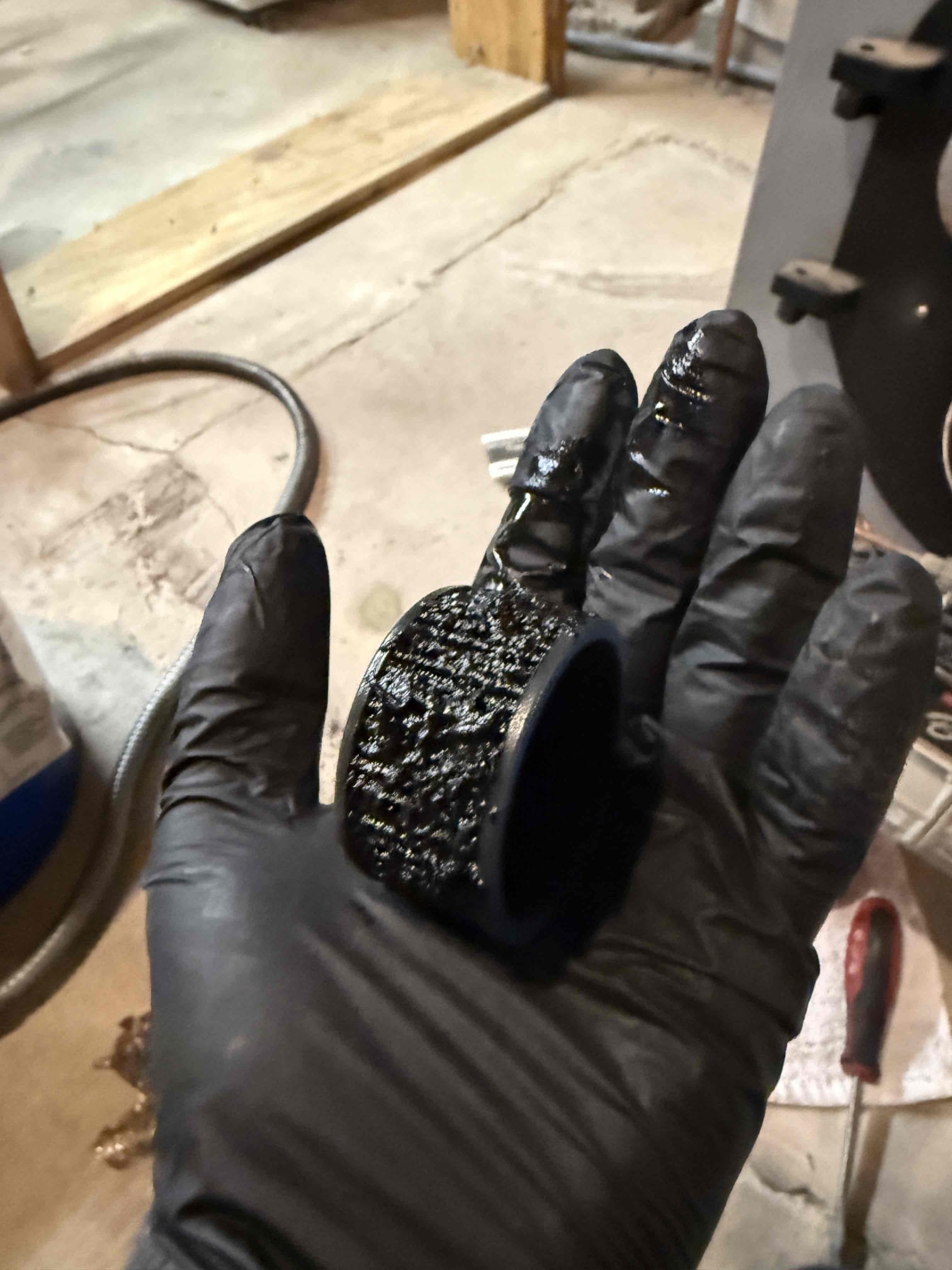 Customer reported no heat on the second floor. Diagnosed a failed circulator on the second-floor heating zone that was not circulating water. Replaced the failed circulator, purged the zone, and verified proper operation.

Replaced the boiler expansion tank and the automatic high vent on the air scoop due to failure. Inspected the air scoop nozzle, filter strainer, tank filter, and burner strainer; all were found restricted. Flushed the oil line to clear restrictions and restore proper fuel flow.

Performed combustion analysis and draft testing, and verified all system safeties were operating correctly. Confirmed all other heating zones were functioning properly and thermostats were responding as intended.

Completed annual maintenance on the oil-fired boiler system, including a comprehensive inspection of safety controls and components to ensure safe, efficient operation in accordance with manufacturer specifications.

Recommended future replacement of the boiler combustion chamber du