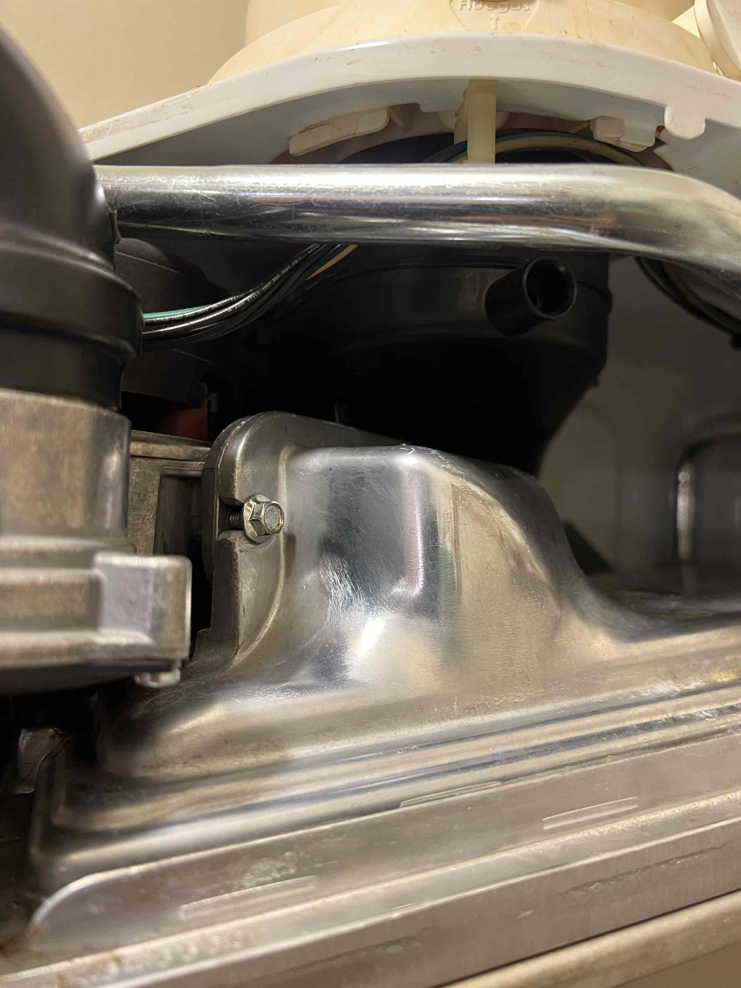 Arrived onsite to investigate a water leak on a Rinnai propane boiler. During our thorough evaluation, we identified the source of the leak as the Hy-Vent inside the boiler. We also noticed water leaking from the vent. With the customer’s approval, we replaced the Hy-Vent. The water leaking from the vent looked like it was condensation and stopped leaking once we ran the system. Verified proper operation; the system is working correctly at this time.