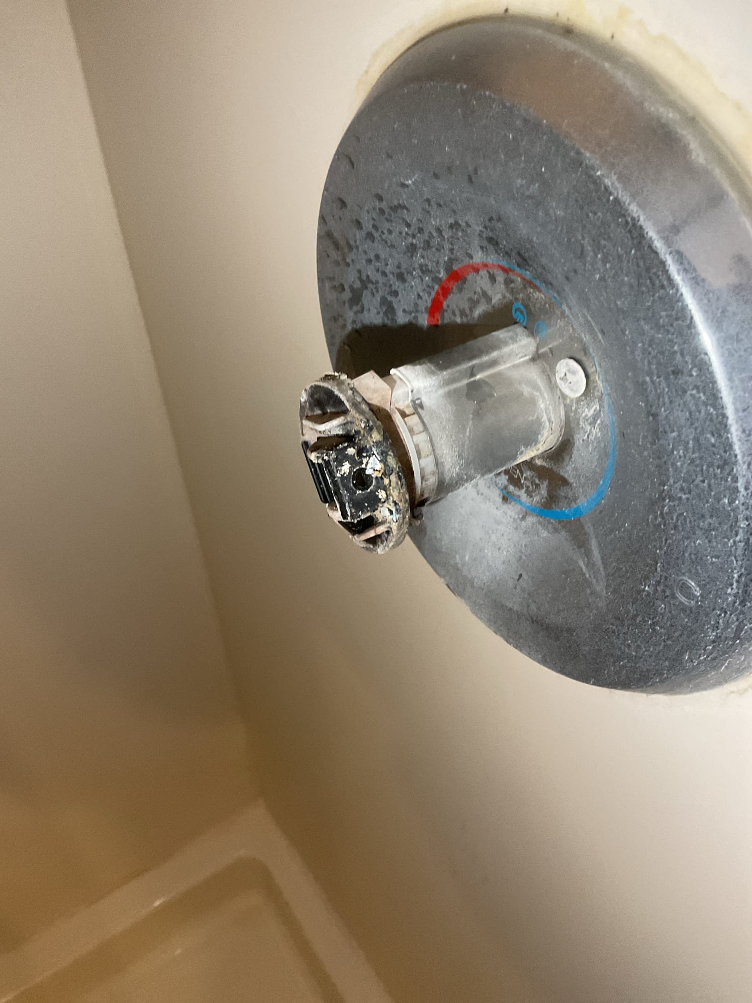 For this job, we diagnosed an issue with the shower not producing hot water due to a failed Moen 1222 cartridge. The existing cartridge was removed and replaced with a new Moen 1222 cartridge to correct the temperature control issue. After installation, the shower valve was properly reassembled and tested to ensure correct operation. Hot and cold water functionality was fully restored, and the shower is now operating as intended with all components working properly.