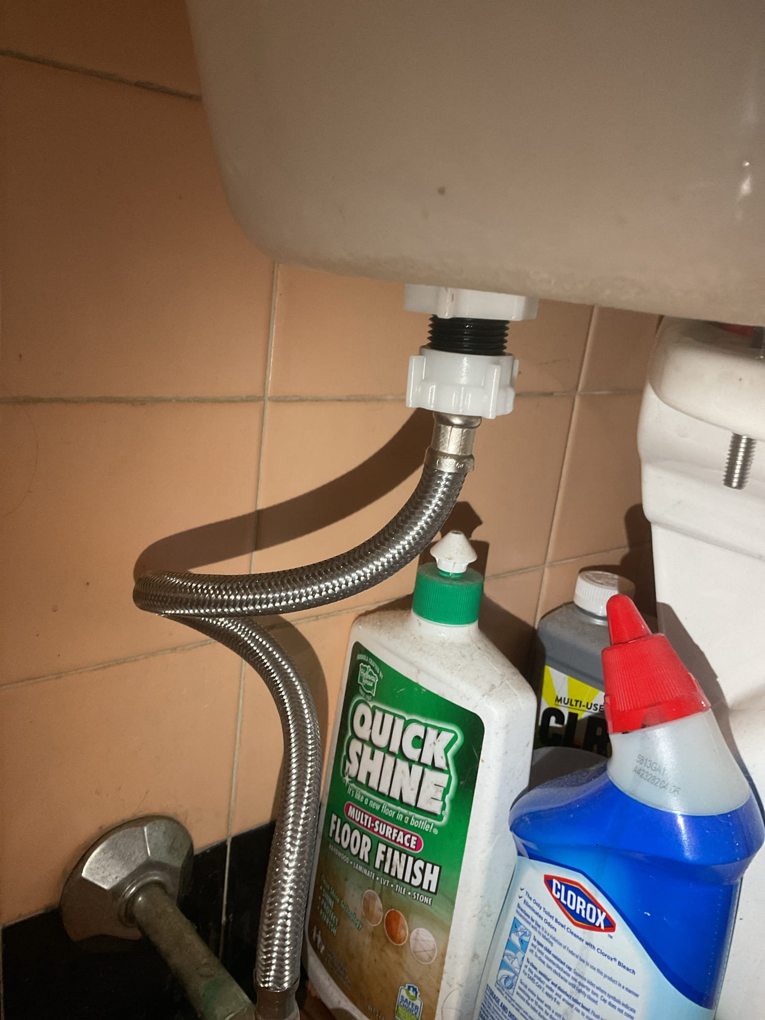 The toilet tank mechanism was fully replaced, including the fill valve, flush tower, tank-to-bowl bolts, and all required gaskets. The tank was properly reassembled and securely mounted to the bowl, ensuring correct alignment and a watertight seal. After installation, the system was thoroughly tested for proper filling, flushing, and shutoff operation. All components are functioning as intended, and no leaks were observed at the tank, bolts, or supply connection.