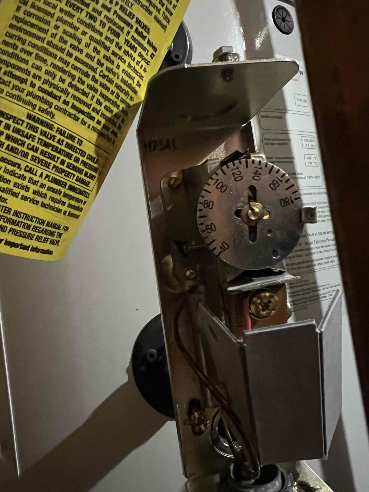 Replaced leaking Aqua stat well and corroded aquastat on an indirect water heater. Set water temperature to 127, (that’s where the old one was set at). Verified operation, system is working properly at this time.