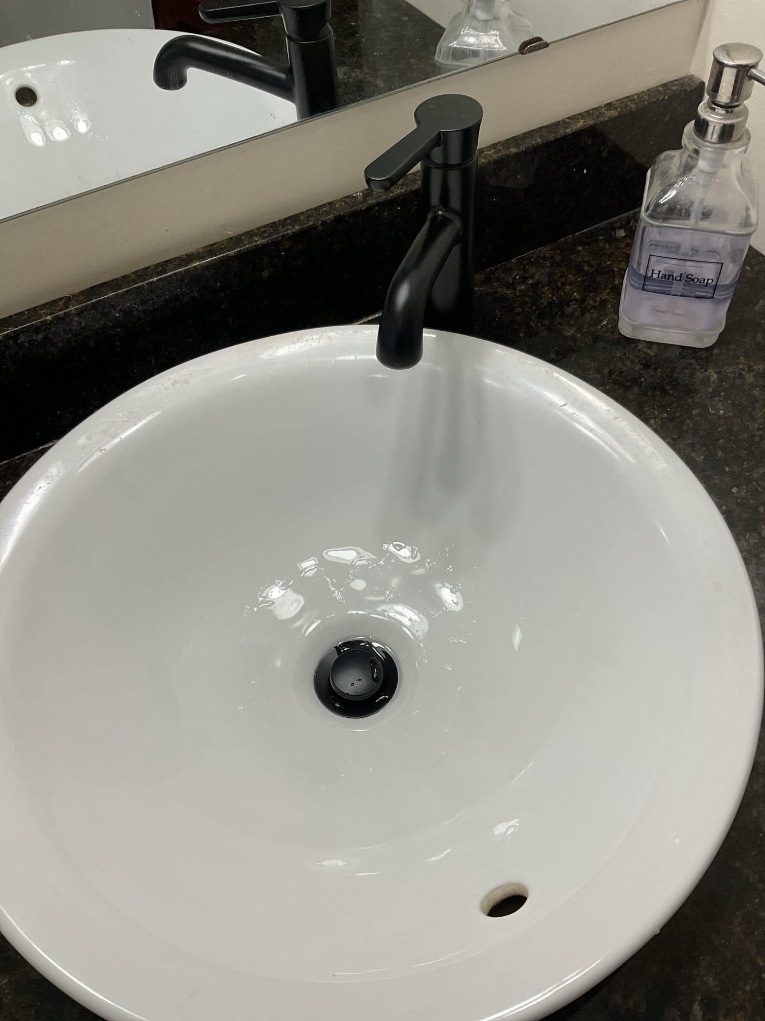 The homeowner contacted us regarding a broken lavatory faucet. Upon inspection, we determined the faucet was not repairable due to the spout snapping off from the fixture. With homeowner approval, we removed the damaged faucet, installed the homeowner-supplied replacement faucet, and tested the installation to confirm proper operation. At the time of service, no leaks were observed and the faucet was functioning as intended.