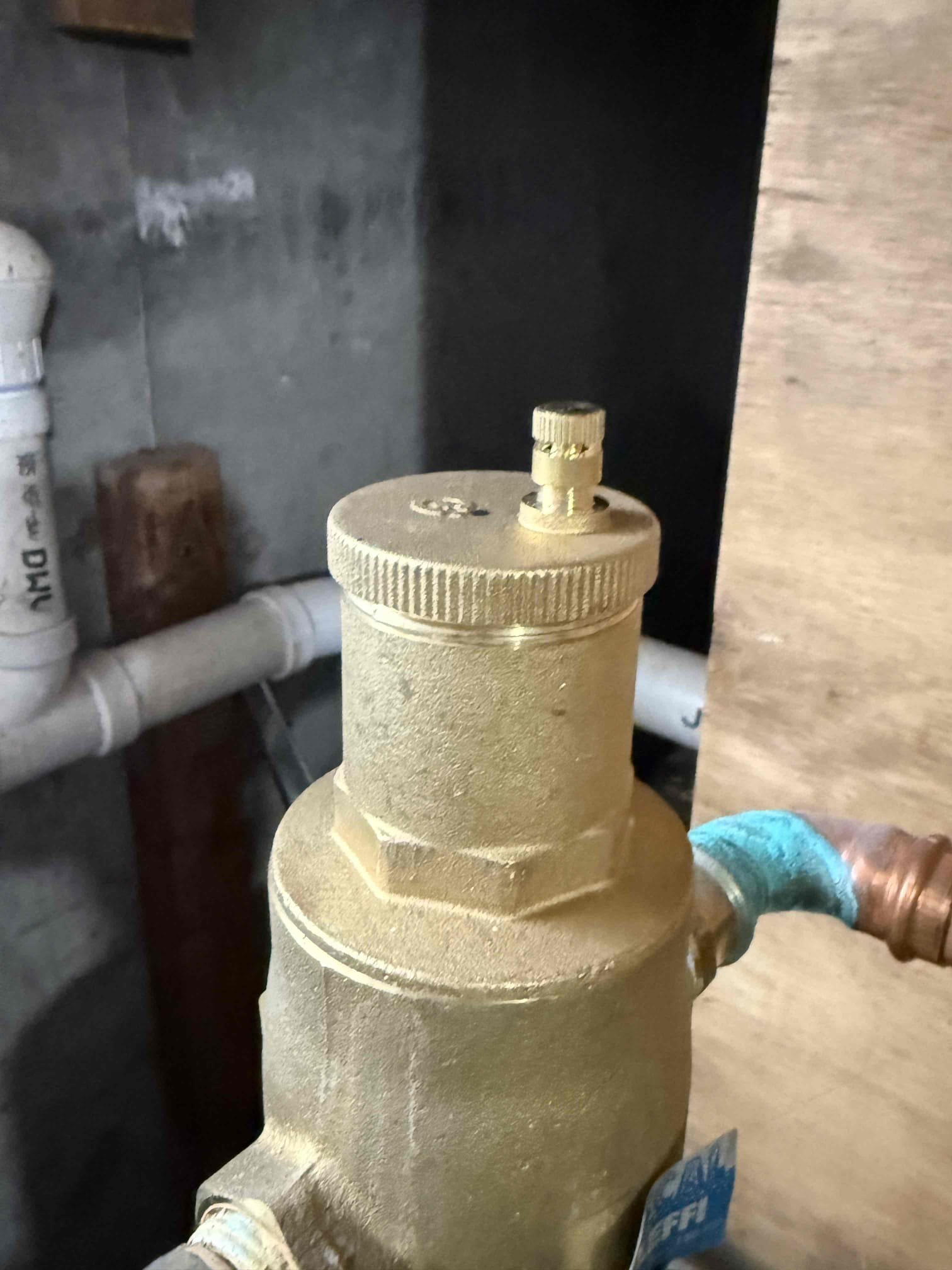 Customer reported intermittent noises coming from the boiler. Upon inspection, it was found that the boiler was low on water and that glycol had previously been purged from the system by another company. A 50/50 glycol mixture was added to the heating system to replace the missing glycol. The system was properly filled, purged, and circulated to ensure correct operation.

Rebuilt the air scoop on the heating system, which was not effectively removing air from the heating loops and boiler.

Replaced the boiler relief valve due to a constant drip, restoring proper pressure relief operation.