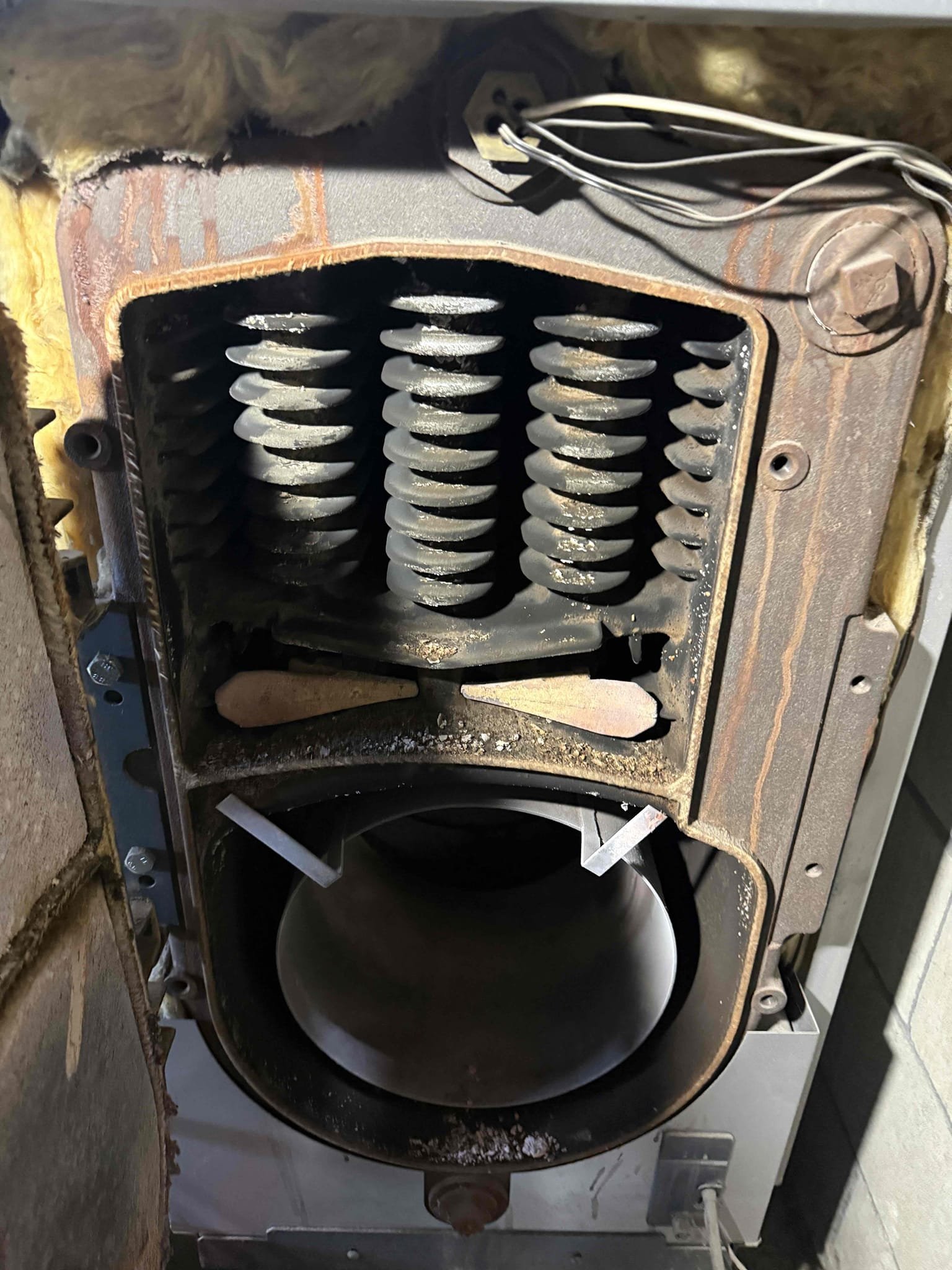 Performed annual maintenance on the oil-fired boiler system, including a comprehensive inspection of all major components and safety controls to ensure safe and efficient operation in accordance with manufacturer specifications. Replaced/serviced the nozzle, oil filter, and strainer. Brushed and vacuumed the boiler and smoke pipe.

All system safeties were inspected and tested. A combustion analysis and draft test were performed. The boiler high-limit control was tested and verified for proper operation. At the time of service, the system was operating safely and as intended.