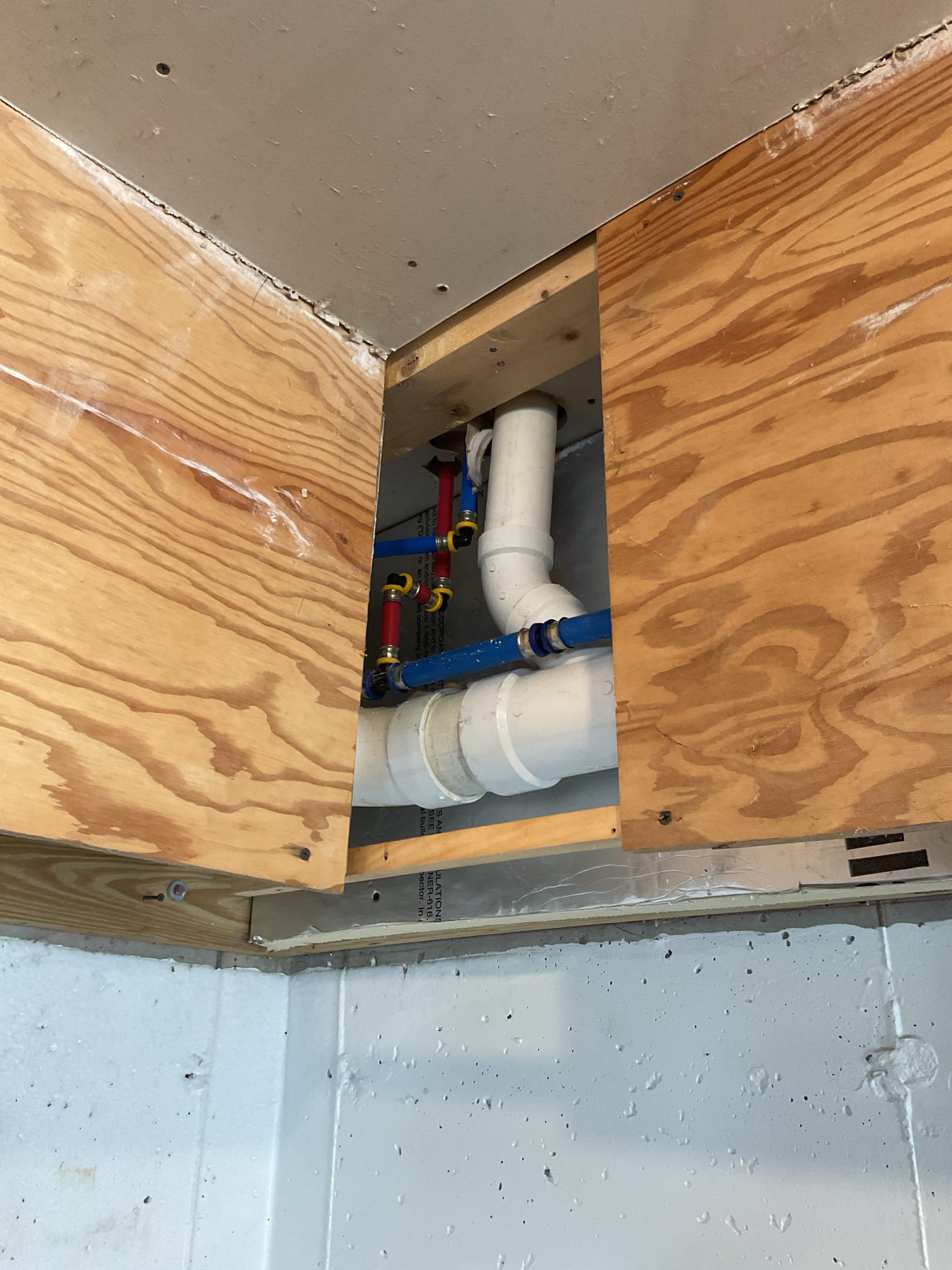 The apartment located above the garage did not have existing washer/dryer water supply or drainage connections at the time of service. To accommodate the installation and proper operation of a washer/dryer combo unit, new water supply lines and a drain connection were installed. All plumbing was routed through the accessible garage chase to ensure proper support, accessibility, and long-term reliability.

All work was completed in accordance with applicable local plumbing codes and industry standards. The installation provides safe, dependable, and code-compliant operation of the washer/dryer unit. The system was tested upon completion to verify proper function and to ensure there were no leaks or drainage issues.