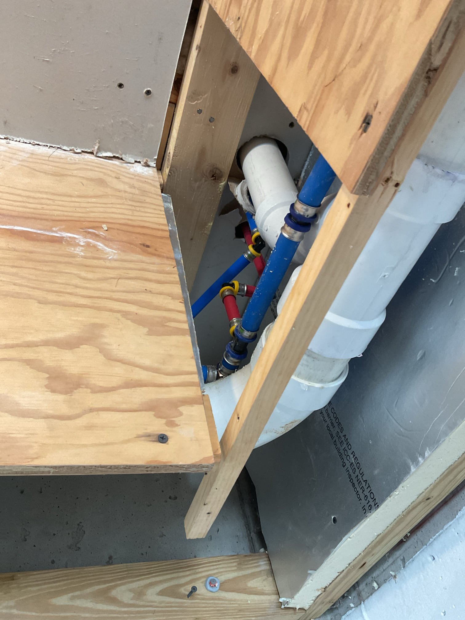 The apartment located above the garage did not have existing washer/dryer water supply or drainage connections at the time of service. To accommodate the installation and proper operation of a washer/dryer combo unit, new water supply lines and a drain connection were installed. All plumbing was routed through the accessible garage chase to ensure proper support, accessibility, and long-term reliability.

All work was completed in accordance with applicable local plumbing codes and industry standards. The installation provides safe, dependable, and code-compliant operation of the washer/dryer unit. The system was tested upon completion to verify proper function and to ensure there were no leaks or drainage issues.