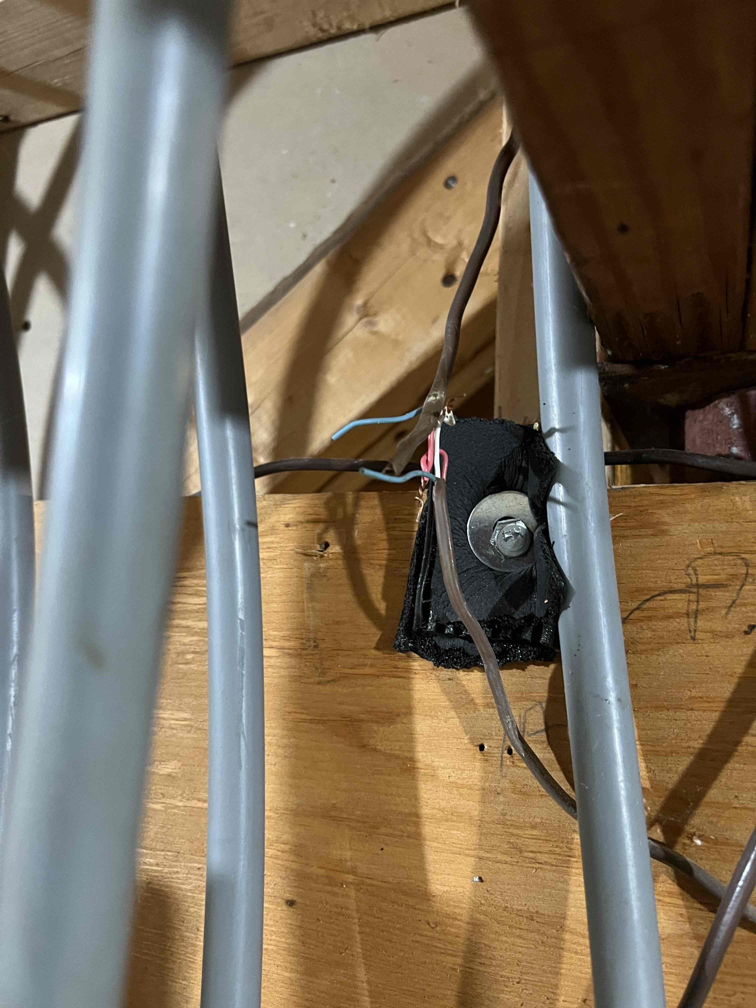 Arrived onsite to investigate reported “mold” on an HRV vent and to install a customer-supplied WiFi thermostat. Upon inspection, the substance on the HRV vent was determined to be algae, not mold. The vent will need to be cleaned with a degreaser once outdoor temperatures warm up.

Installed a Nest WiFi thermostat in the living room and repaired two splices in the thermostat wiring. Verified proper operation; the system is functioning correctly at this time.

Emailed estimates to replace the indirect water heater. The customer is also interested in a consultation regarding using the HRV for whole-house ventilation and replacing their boiler. We will follow up to schedule. 