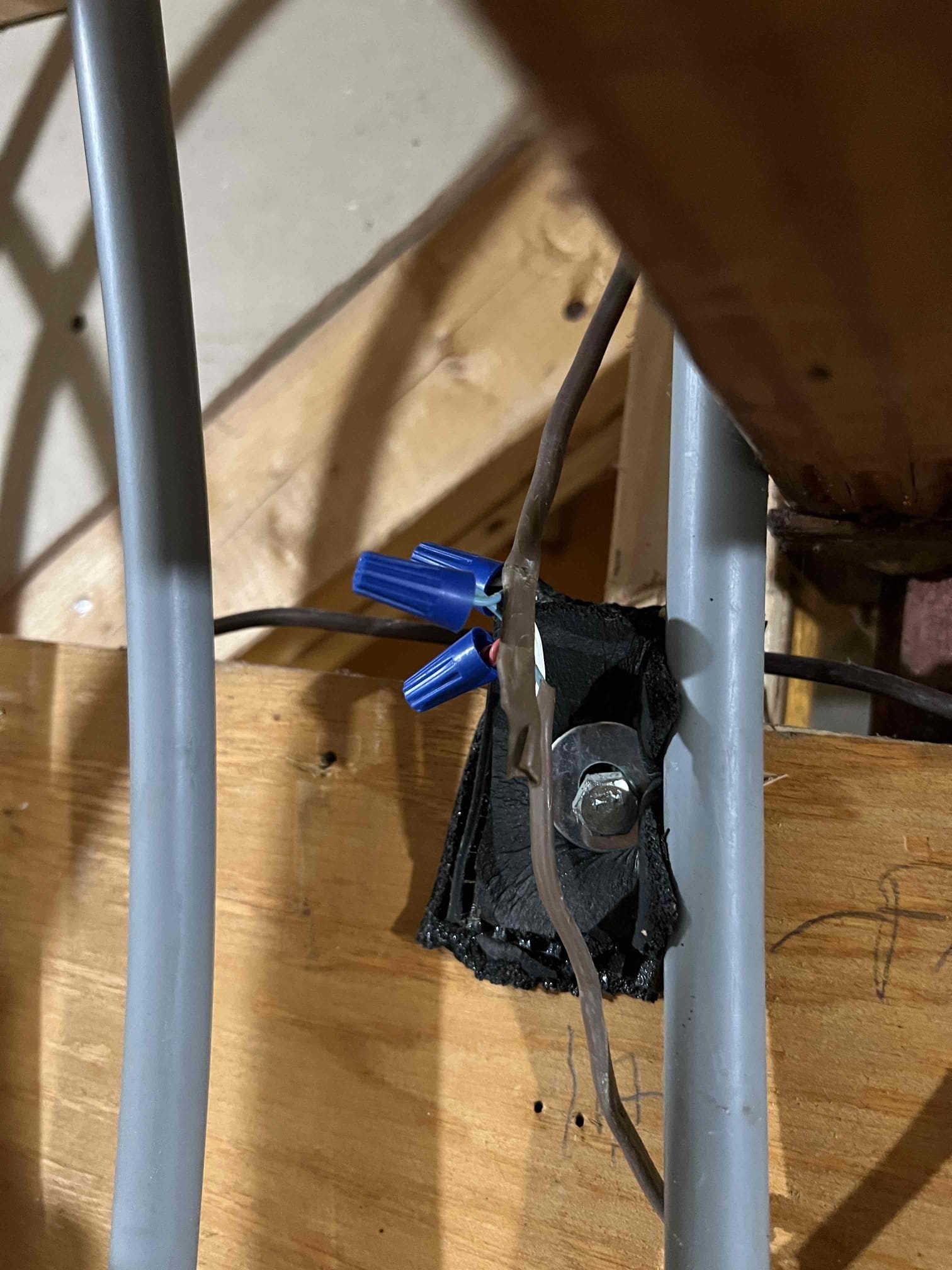 Arrived onsite to investigate reported “mold” on an HRV vent and to install a customer-supplied WiFi thermostat. Upon inspection, the substance on the HRV vent was determined to be algae, not mold. The vent will need to be cleaned with a degreaser once outdoor temperatures warm up.

Installed a Nest WiFi thermostat in the living room and repaired two splices in the thermostat wiring. Verified proper operation; the system is functioning correctly at this time.

Emailed estimates to replace the indirect water heater. The customer is also interested in a consultation regarding using the HRV for whole-house ventilation and replacing their boiler. We will follow up to schedule. 