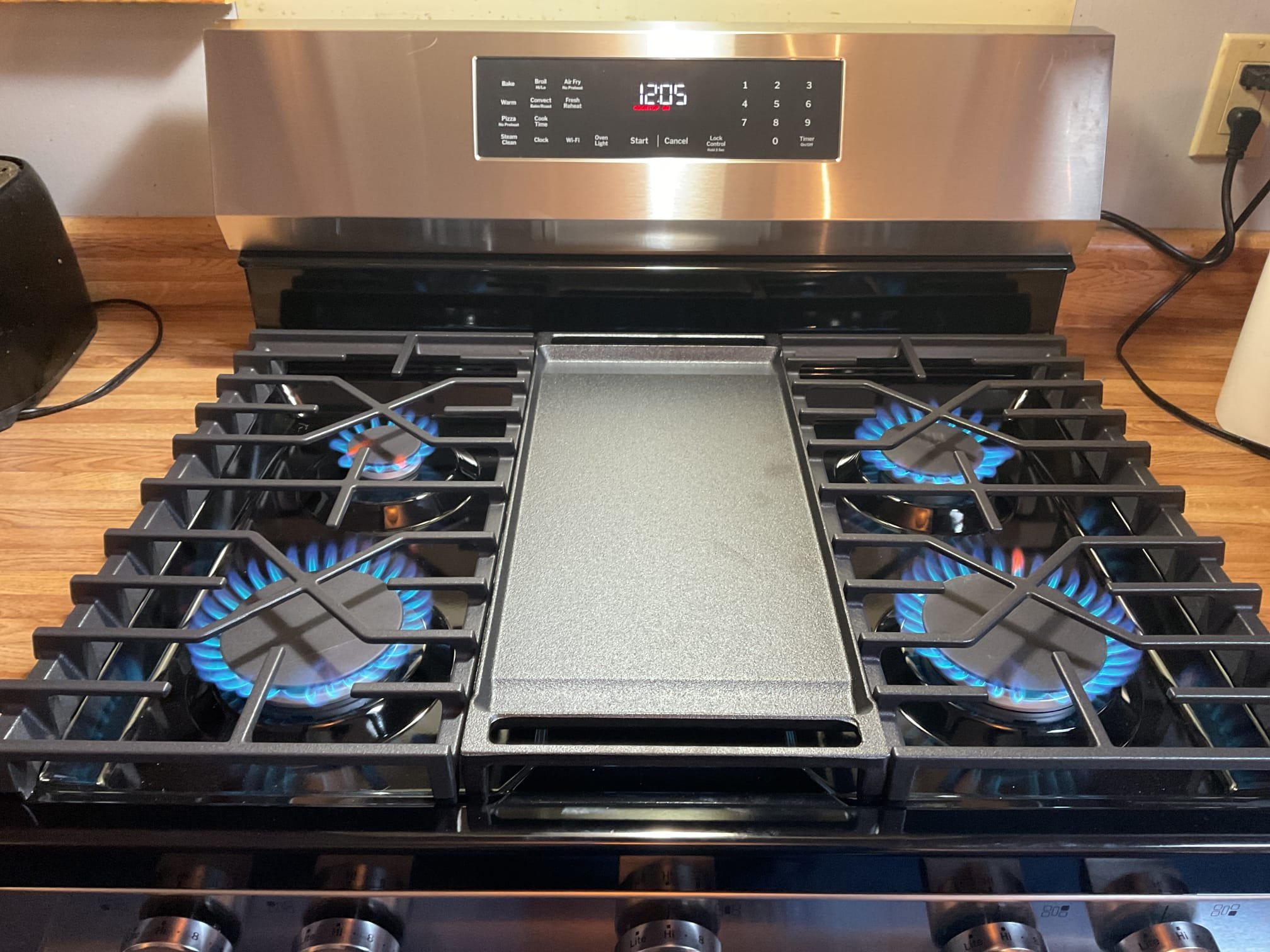 Arrived on site to convert and connect new stove. Provided estimate for the work which was accepted. We then started by removing the natural gas orifices and replaced them with the propane ones that came with the conversion kit. Connected stove to existing gas line using a new appliance connector. Bubble checked the connections to verify there were no gas leaks. No leaks present. We tested the stove to see if flame height had to be adjusted. It did not. Stove and oven are operating properly.

Thank you for your business!