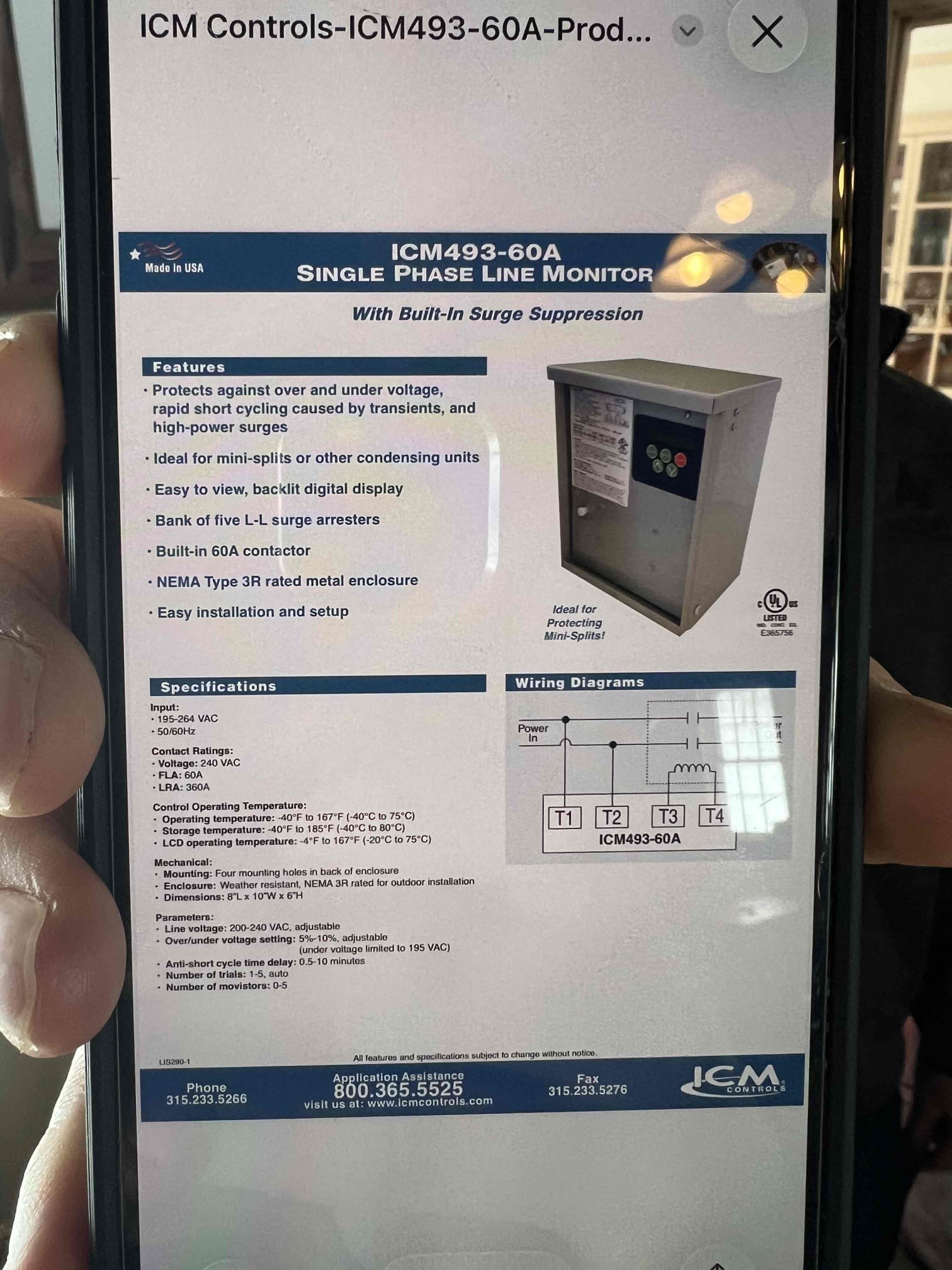 Arrived onsite to diagnose a no-heat issue on a Fujitsu heat pump system. The unit was installed by another company approximately 10 months ago. The customer had the original installer return to address the issue and was told it may be related to a power problem in the home. The customer has since contacted both the power company and an electrician, and no issues were found.

I contacted Fujitsu technical support and verified power to the outdoor board; 240 volts was present, which is within specifications, however the board had no indicator lights. The indoor control board was displaying a communication error, which may be caused by a failed outdoor control board.

Fujitsu has approved and provided the fan motors, EEV coil, and both the indoor and outdoor control boards under warranty. I provided an estimate to replace these components. The customer also requested an estimate to install a surge protector for the heat pump system; coordination with our electrician will be required to p