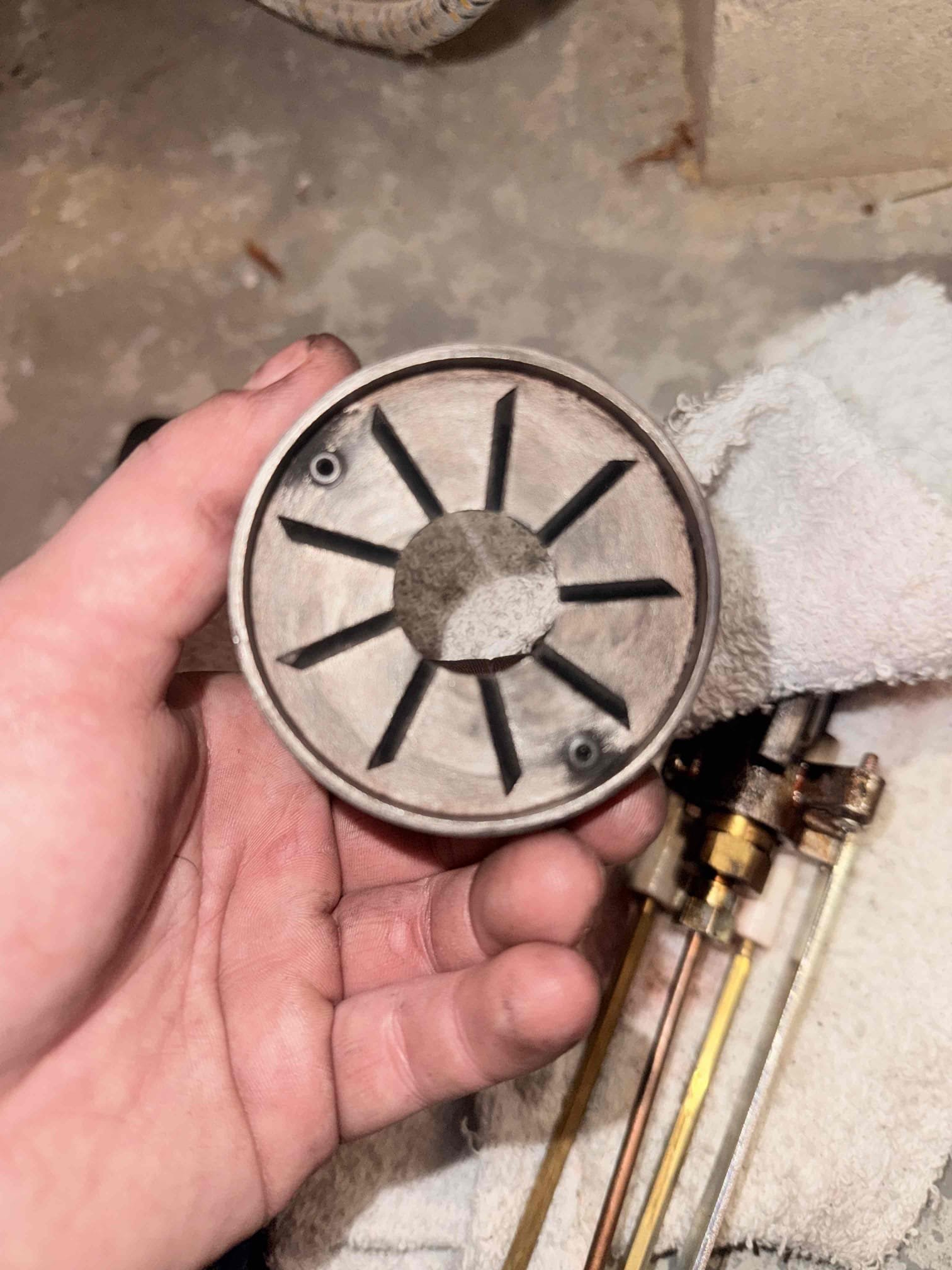 Performed annual preventive maintenance on the oil-fired boiler system, including a comprehensive inspection and testing of all safety controls, combustion components, and operating systems to verify safe and efficient operation in accordance with manufacturer specifications. Replaced the oil nozzle, oil filter, and pump strainer. Oil line was plugged with sludge, we used a push pull pump to remove sludge. Conducted a combustion analysis and draft test to confirm proper burner performance and venting. Rebuilt the air scoop assembly to restore proper air elimination and ensure the hydronic system is free of trapped air for optimal operation.

At the customer’s request, we will return in the spring to evaluate the attic air handler system. 