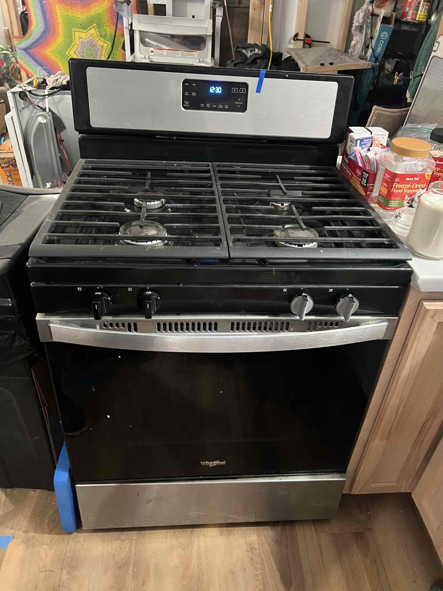 Arrived onsite to connect a previously installed range. Installed a new flexible gas line and performed a leak checked at 8.5 in/wc for three minutes with no leaks detected. Re-lit the water heater and verified proper operation of the range. The system is working properly at this time. 