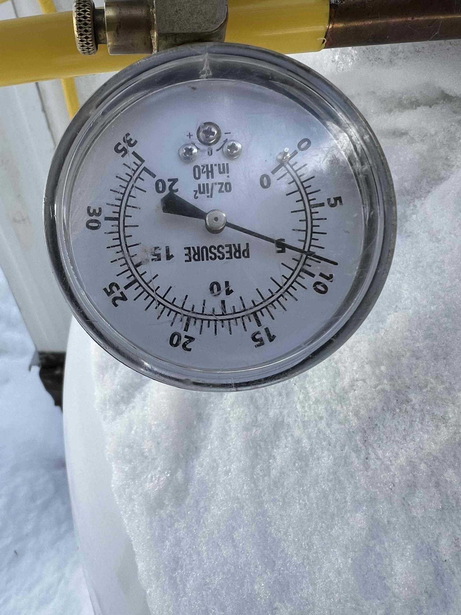 Arrived onsite to connect a previously installed range. Installed a new flexible gas line and performed a leak checked at 8.5 in/wc for three minutes with no leaks detected. Re-lit the water heater and verified proper operation of the range. The system is working properly at this time. 