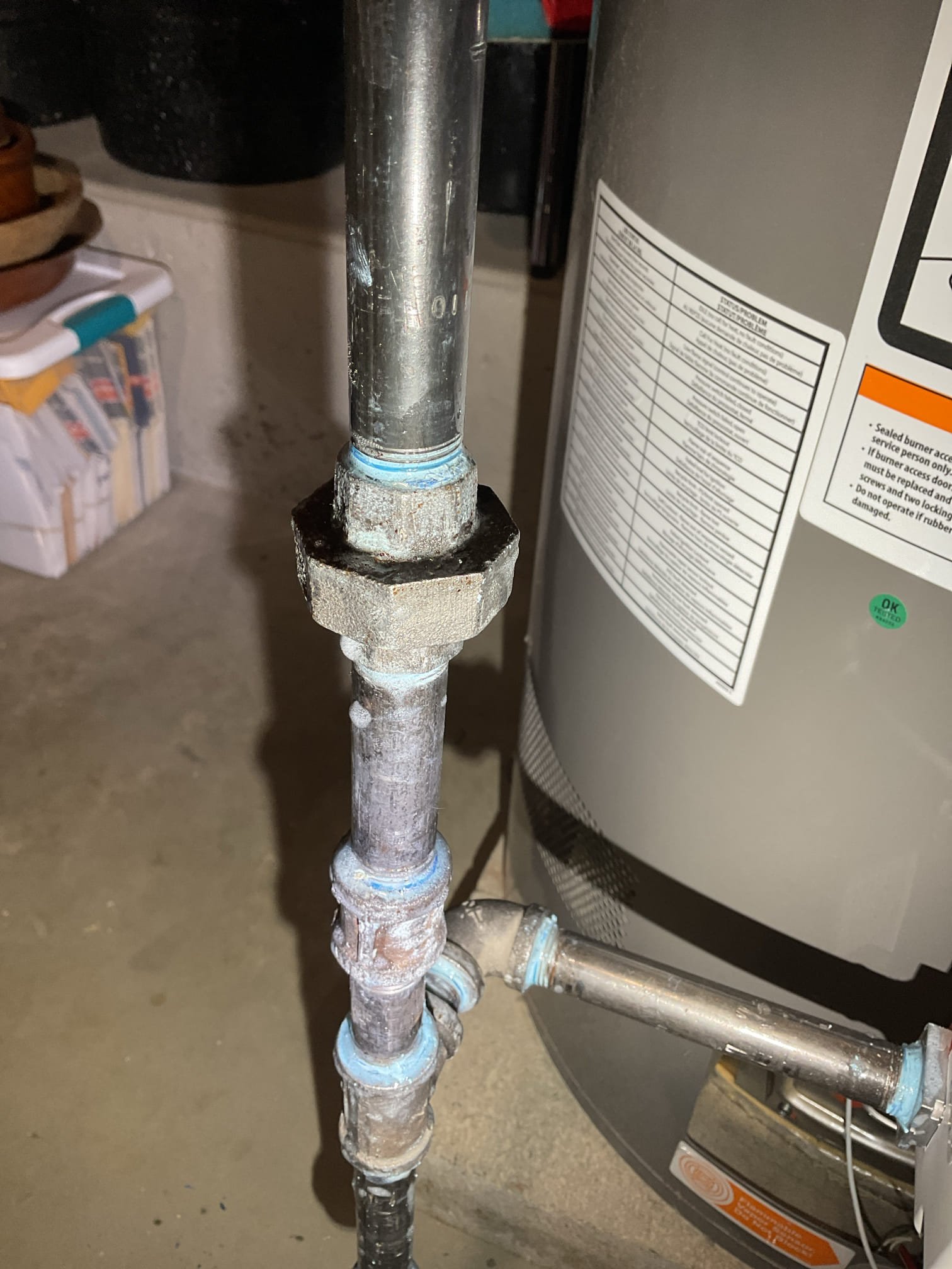 Arrived on site to inspect propane water heater not working intermittently. The error code that was present was an 8-4 flash which corresponds with a valve fault detected. We provided an estimate to perform a tune up so we could do a deep dive into the water heater. We found that the burner was a little dirty and the pilot was clean. Tested resistance of the igniter and found it was well within spec. We believe the gas valve is failing and that’s the cause of the error code. To verify, we reached out to Rheem tech support. They confirmed the code we were seeing was due to a failing gas valve. Provided estimate to replace which was accepted. 

Once we had the valve in hand, we turned off gas and power to the unit. We then removed the old gas valve and installed the new one. Ran gas piping back up to the union and bubble tested connections. No gas leaks present. Tested operation. Set gas valve to B which is around 140 degrees. We bled air from the faucet until it was flowing smoothly. Wa