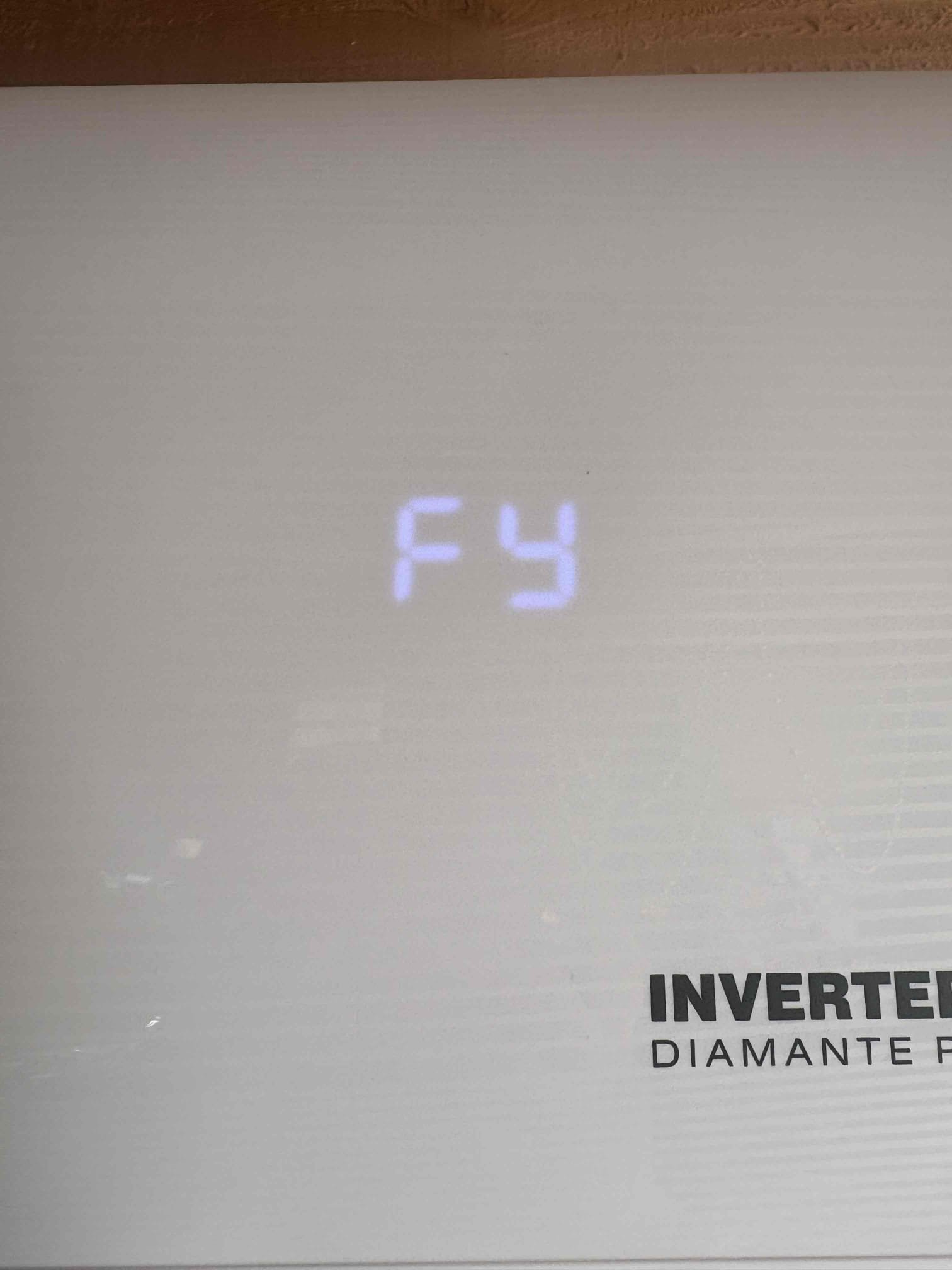 Arrived on site for a report of a mini split system not heating. Upon arrival, the system was operating but blowing room-temperature air. During testing, an FY error code (indicating low refrigerant) appeared on the indoor unit.

Inspected the flare connections at both the indoor and outdoor units and found no visible signs of oil residue or leakage at those points.

It was noted that the outdoor unit was recently struck by falling snow from the roof. Based on system behavior and site conditions, it is likely the impact caused damage to the outdoor coil, resulting in refrigerant loss.

Steve will review options for either repairing or replacing the system. Estimates will be provided for both repair and replacement so an informed decision can be made.
