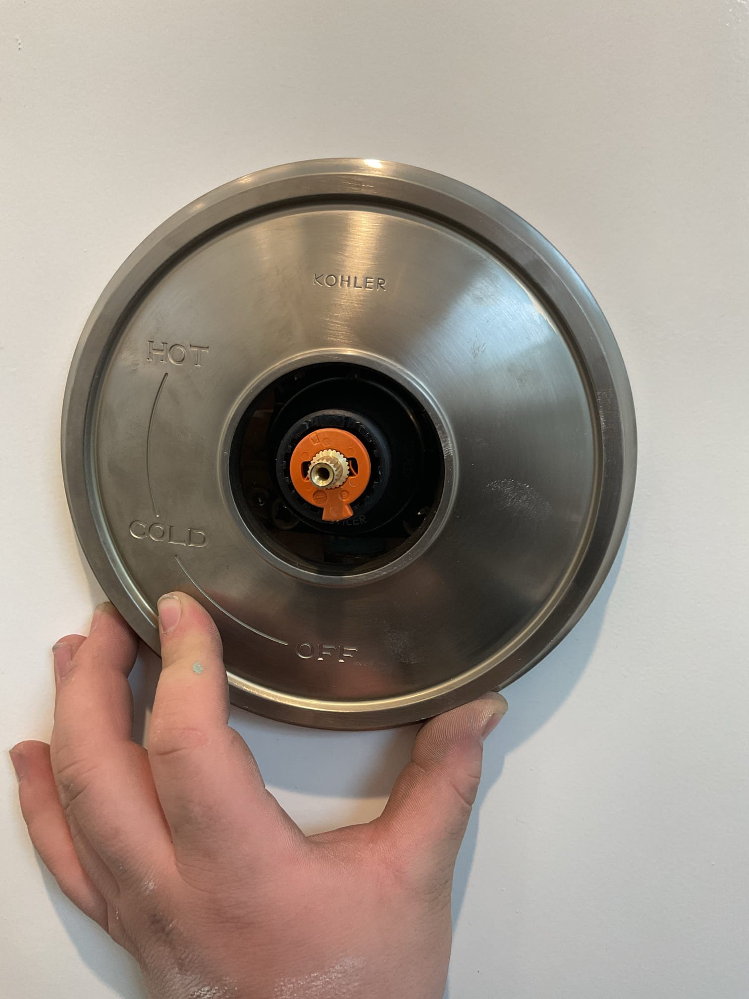 During this service visit, we installed the homeowner-supplied tub and shower faucet assembly. All domestic hot and cold water supply lines were connected to the new valve, and additional blocking was installed within the wall cavity to properly secure and stabilize the valve body. The valve was anchored to ensure long-term durability and to prevent movement behind the finished wall surface.

As installation neared completion, it was identified that the shower trim plate would not fully cover the existing wall opening. To properly correct this issue and ensure full coverage of the wall penetration, the shower valve was repositioned. This adjustment resulted in a slight misalignment between the shower valve and the tub spout, waste, and overflow trim; however, the revised placement ensures the wall opening will be completely concealed by the trim plate once installed. All domestic water connections were disconnected and re-made following the valve relocation, and supply lines were check