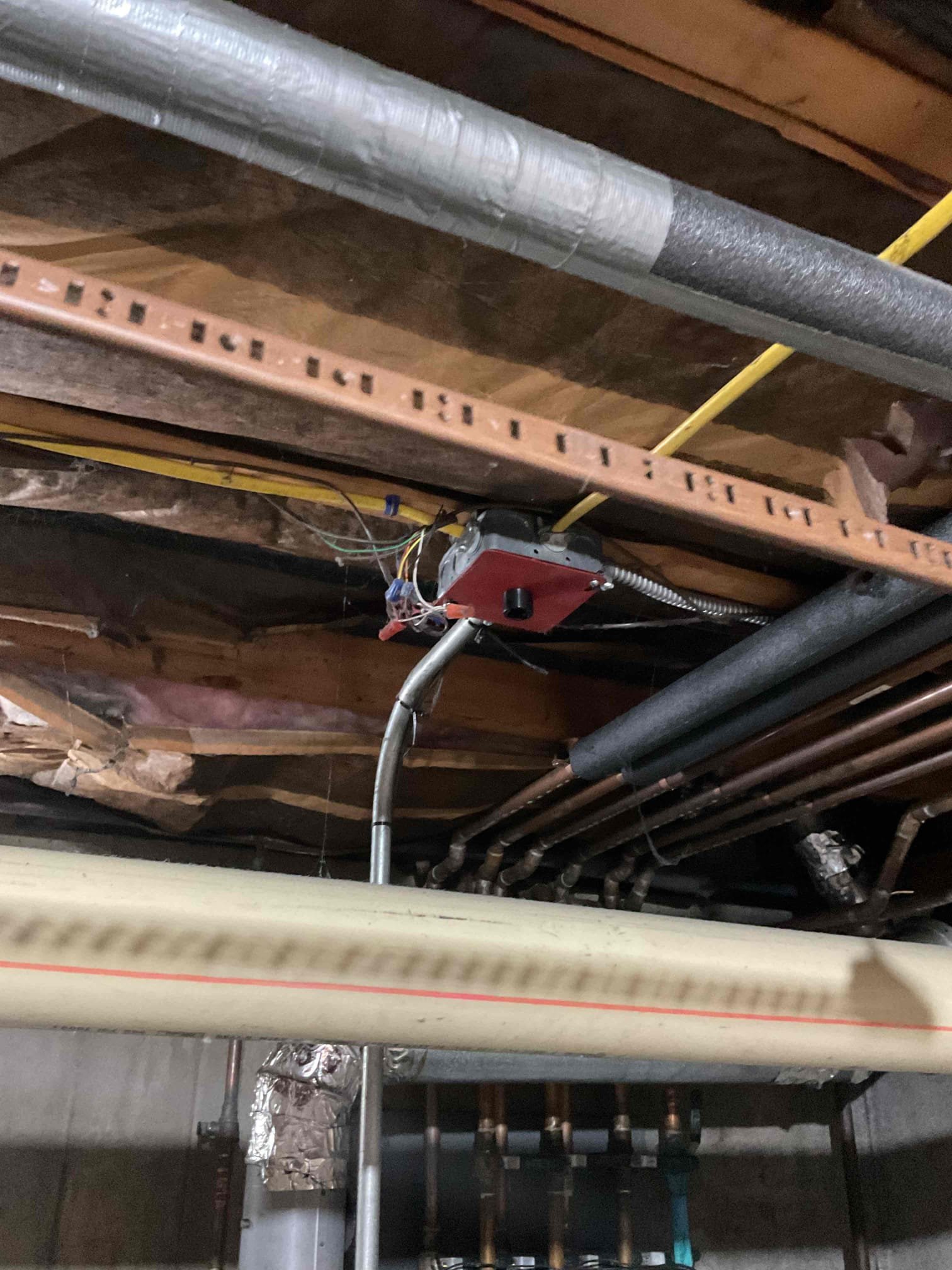 Looked over the boiler for replacement.