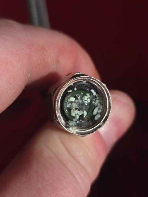 Replaced the flapper in the upstairs hall bathroom. Flushed the lines on the kitchen faucet to restore the hot side pressure. Inspected the leak in the laundry room that the homeowner had already repaired. Looked at the water heater area for a tankless water heater install. Took a water sample for testing.