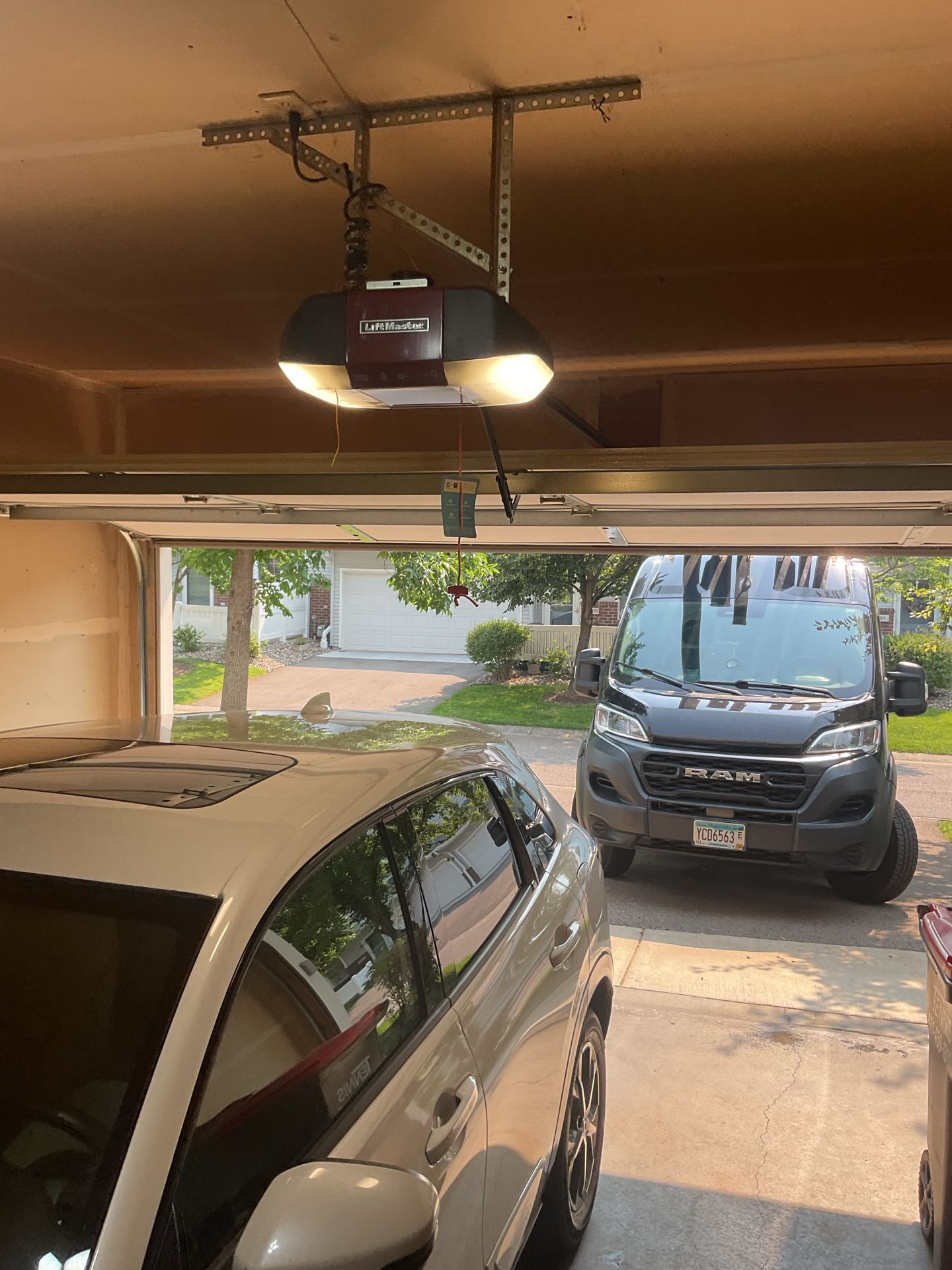 A garage door was in need of immediate attention due to malfunctioning safety sensors. Upon arrival, I conducted a thorough inspection to identify the root cause of the issue. The safety sensors, which are crucial for preventing the door from closing on objects or people, were misaligned. I carefully adjusted their positions to ensure they were perfectly aligned, allowing them to detect obstructions accurately. This adjustment restored the door's safety feature, ensuring it would stop and reverse if necessary. Additionally, I checked the overall condition of the door, ensuring all moving parts were lubricated and functioning smoothly. The job was completed efficiently, leaving the garage door safe and fully operational.