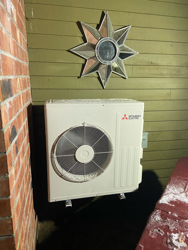Mitsubishi electric heat pump installation