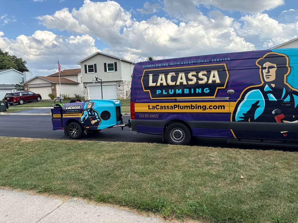 Just cleared sewer blockage in Carol stream major grease blockage we recommend to have a full size clean out excavated on the outside for easy maintenance drain cleaning. 