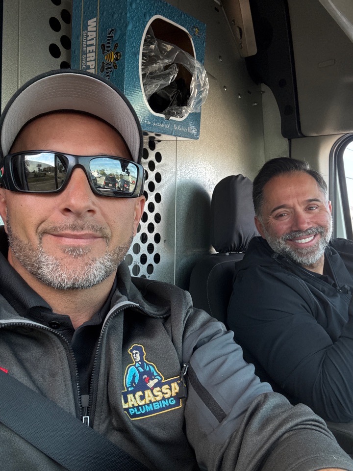 Heading to Wheaton to install a full size sewer clean out for one of our loyal clients. The owner and operation manager gets involved with our techs