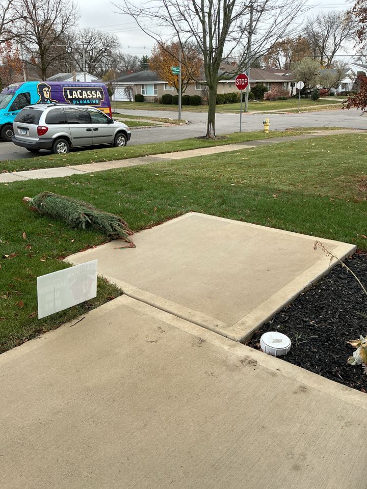 Sewer line camera inspection