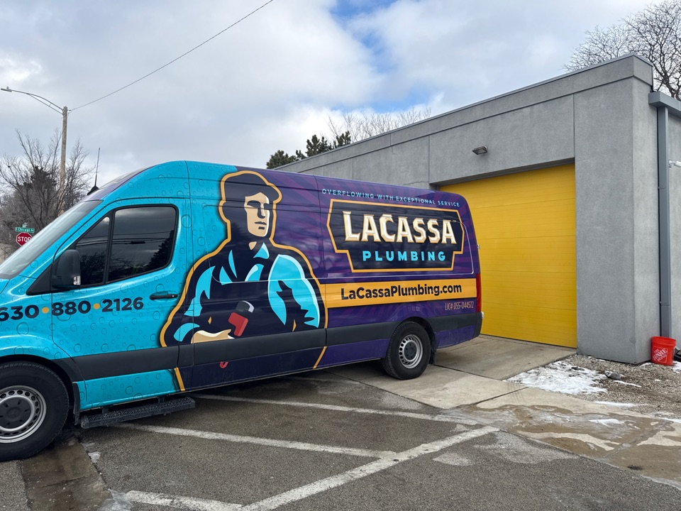 Heading to Naperville to install expansion tank on water heater with a proper vacuum breaker. LaCassa Plumbing  in westmont Illinois for all your plumbing needs 