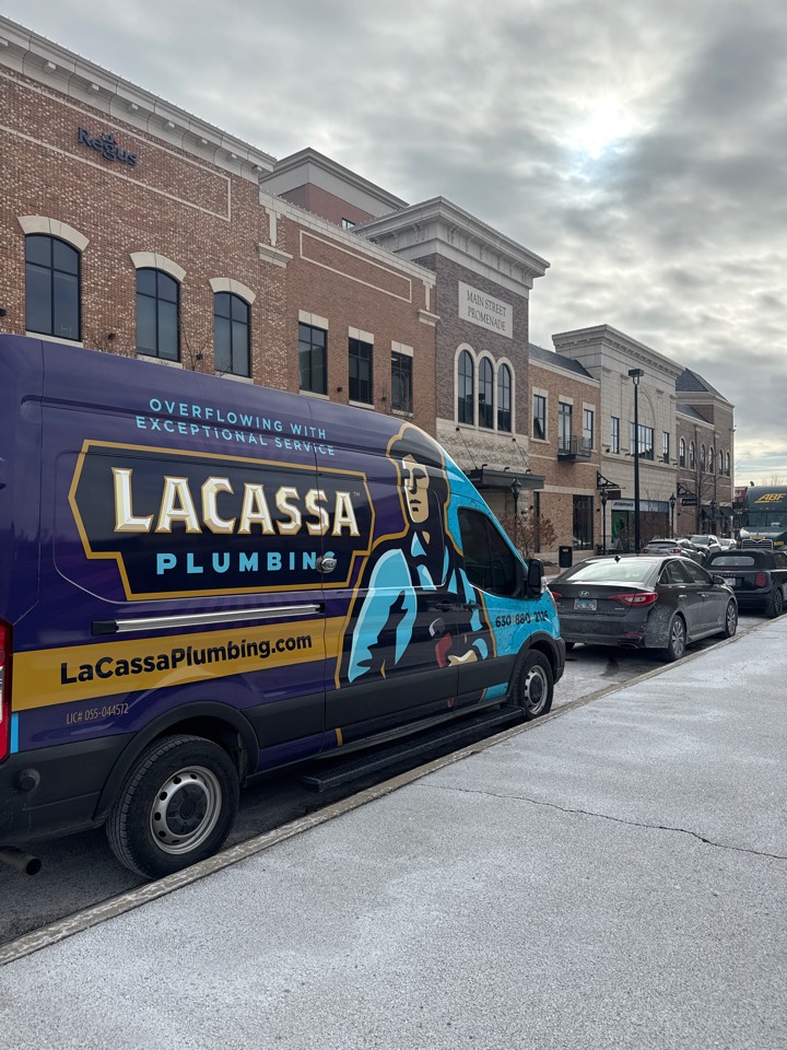 Checking in Downtown Naperville! LaCassa Plumbing here for all your plumbing needs! Stay warm!