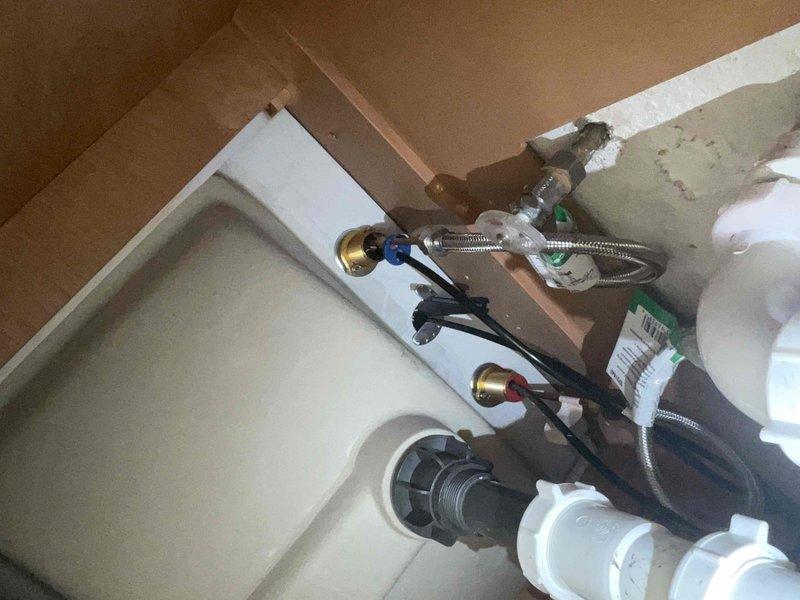 Successfully cleared main line obstruction using professional drain cleaning equipment to restore proper sewage flow throughout the residential plumbing system. Addressed multiple drainage issues including clogged bathroom sinks and main sewer line blockage that was affecting fixtures throughout the 28-year-old home. Inspected toilet tank components and plumbing connections during service call, documenting existing conditions and water supply line configurations for customer reference.